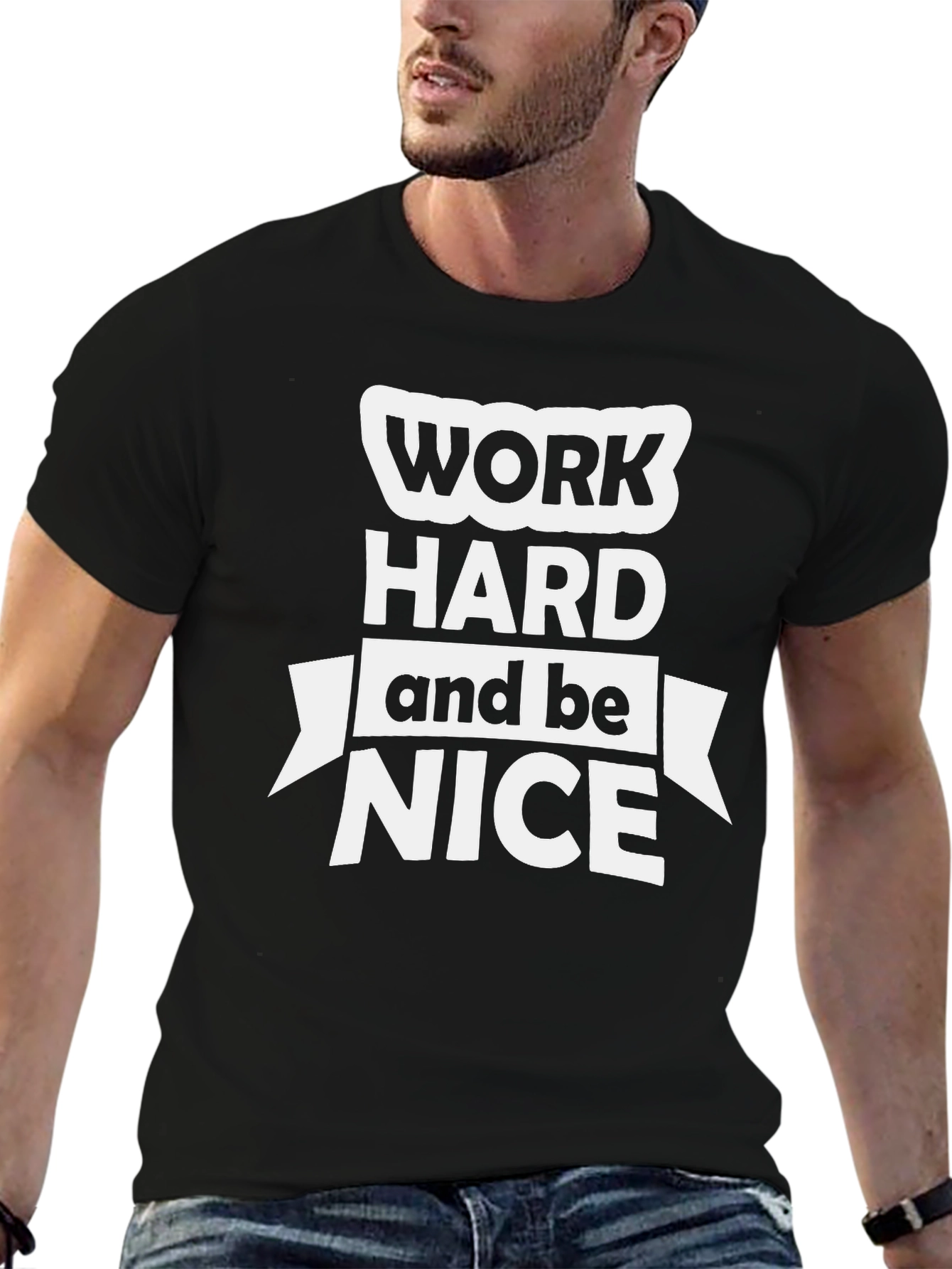 Work Hard & Be Nice Graphic Tee