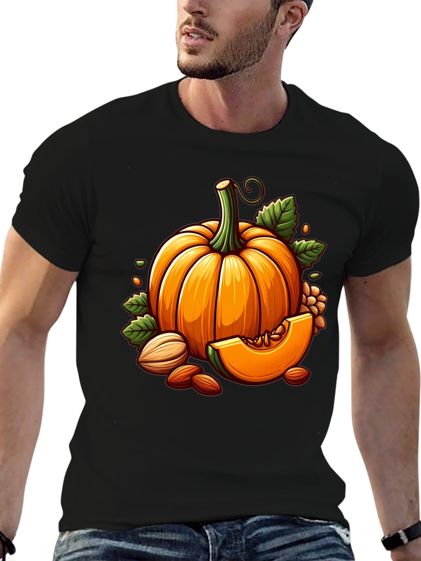 Pumpkin Harvest Graphic Tee - Fall T-Shirt