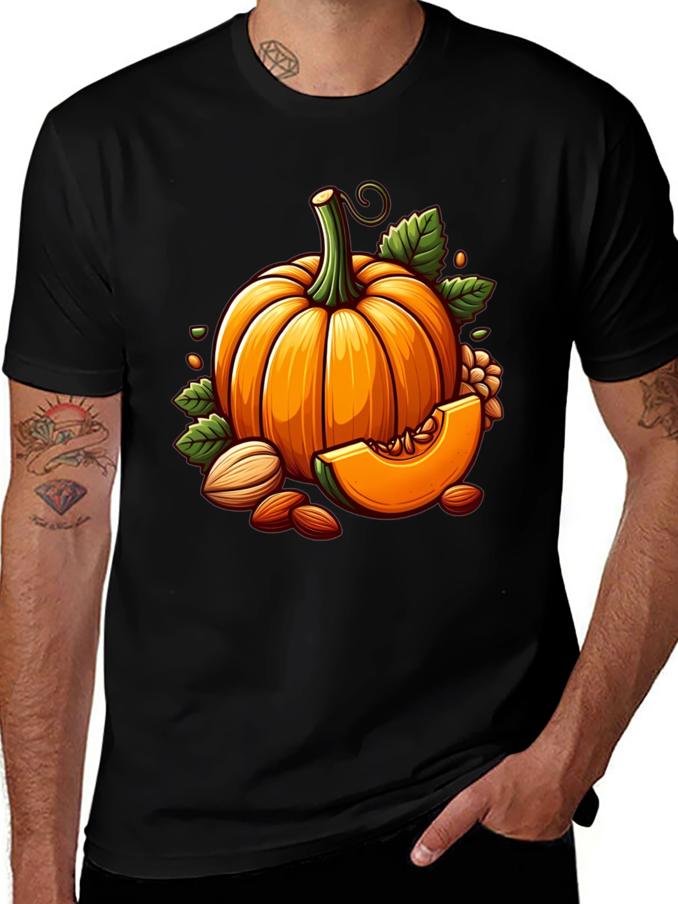 Pumpkin Harvest Graphic Tee - Fall T-Shirt