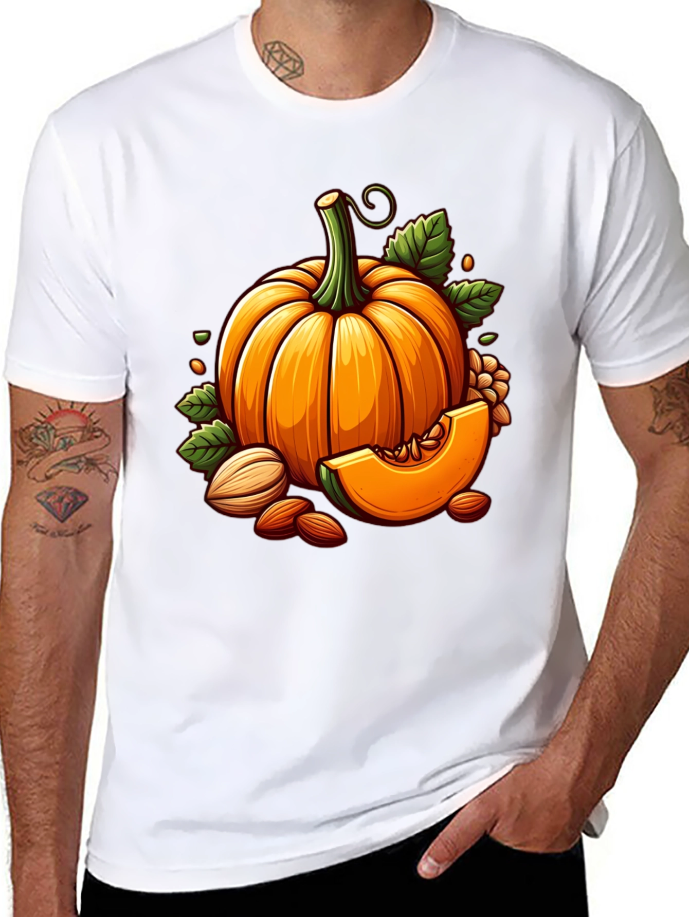 Pumpkin Harvest Graphic Tee - Fall T-Shirt