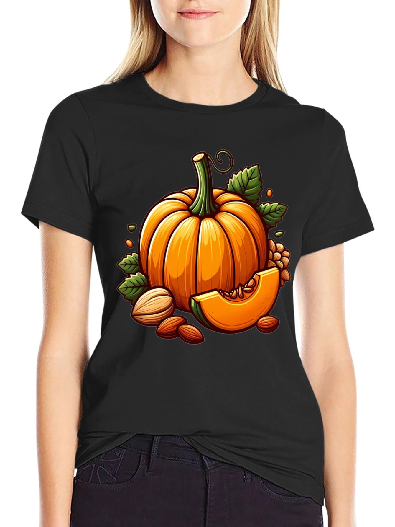 Pumpkin Harvest Graphic Tee - Fall T-Shirt