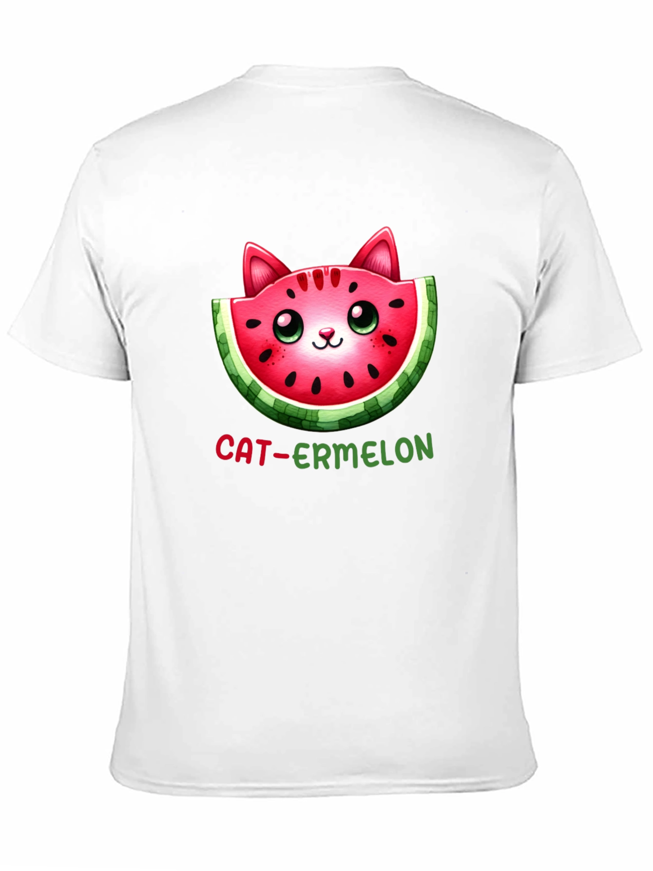 Cat-ermelon Graphic T-Shirt - Fun & Unique Design