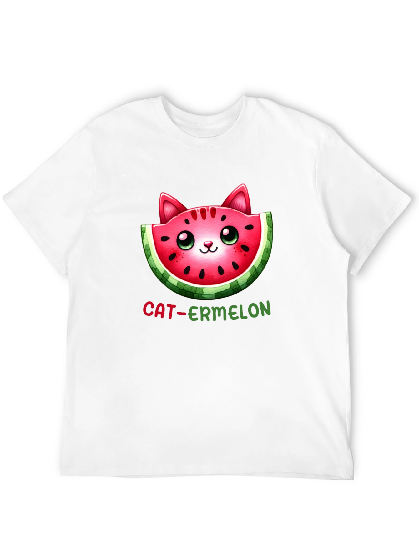Cat-ermelon Graphic T-Shirt - Fun & Unique Design