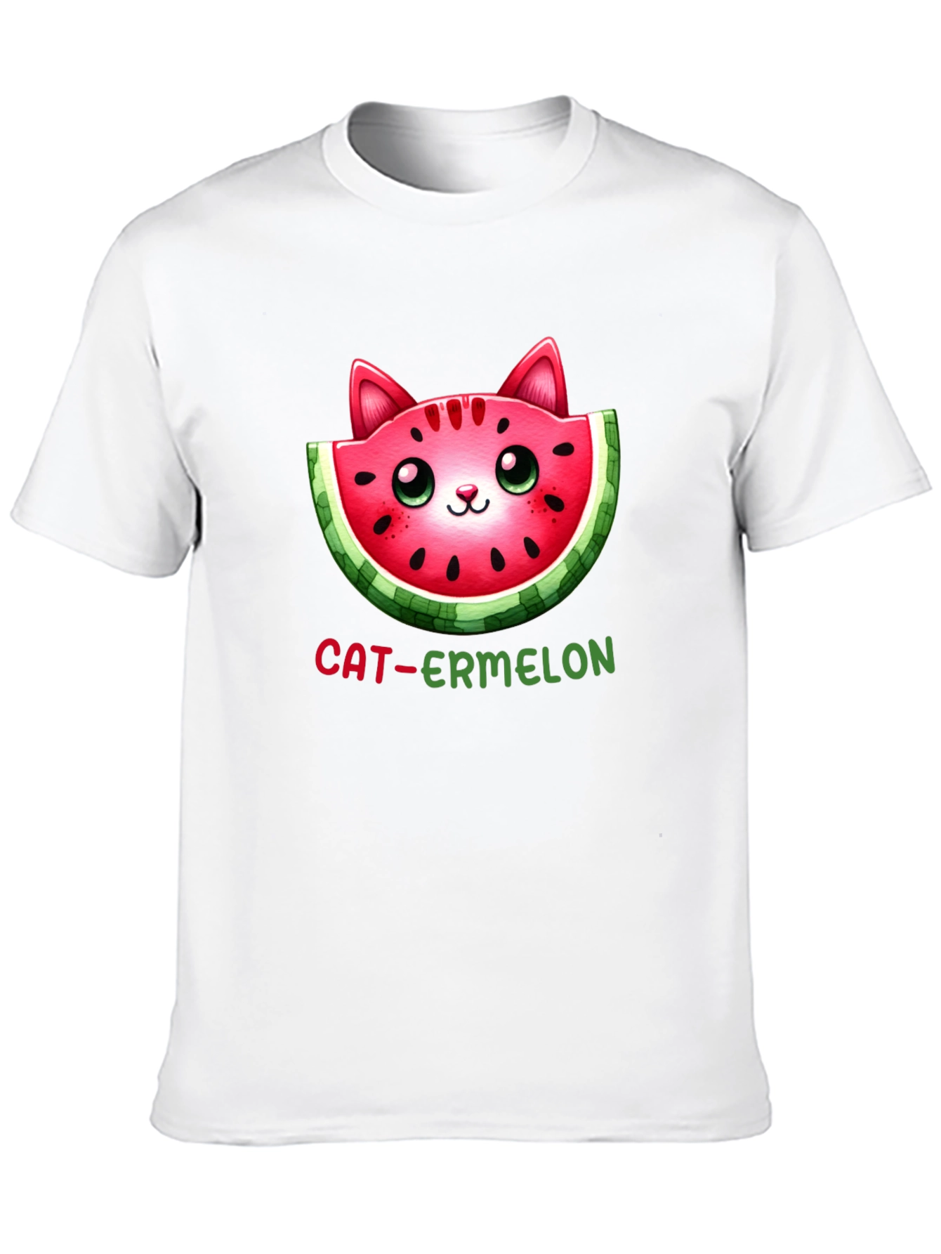 Cat-ermelon Graphic T-Shirt - Fun & Unique Design