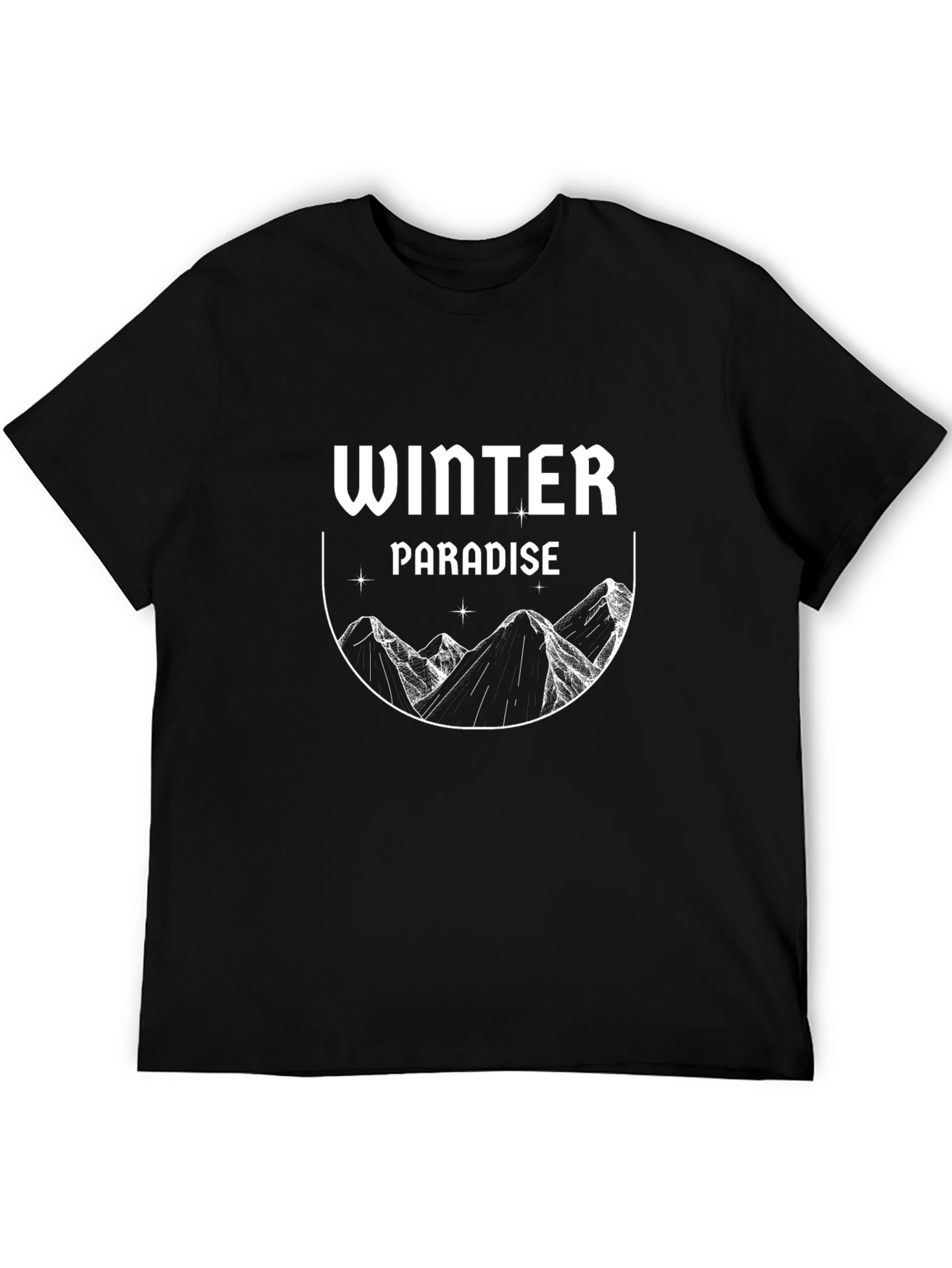 Winter Paradise Graphic Tee - Stylish Comfort