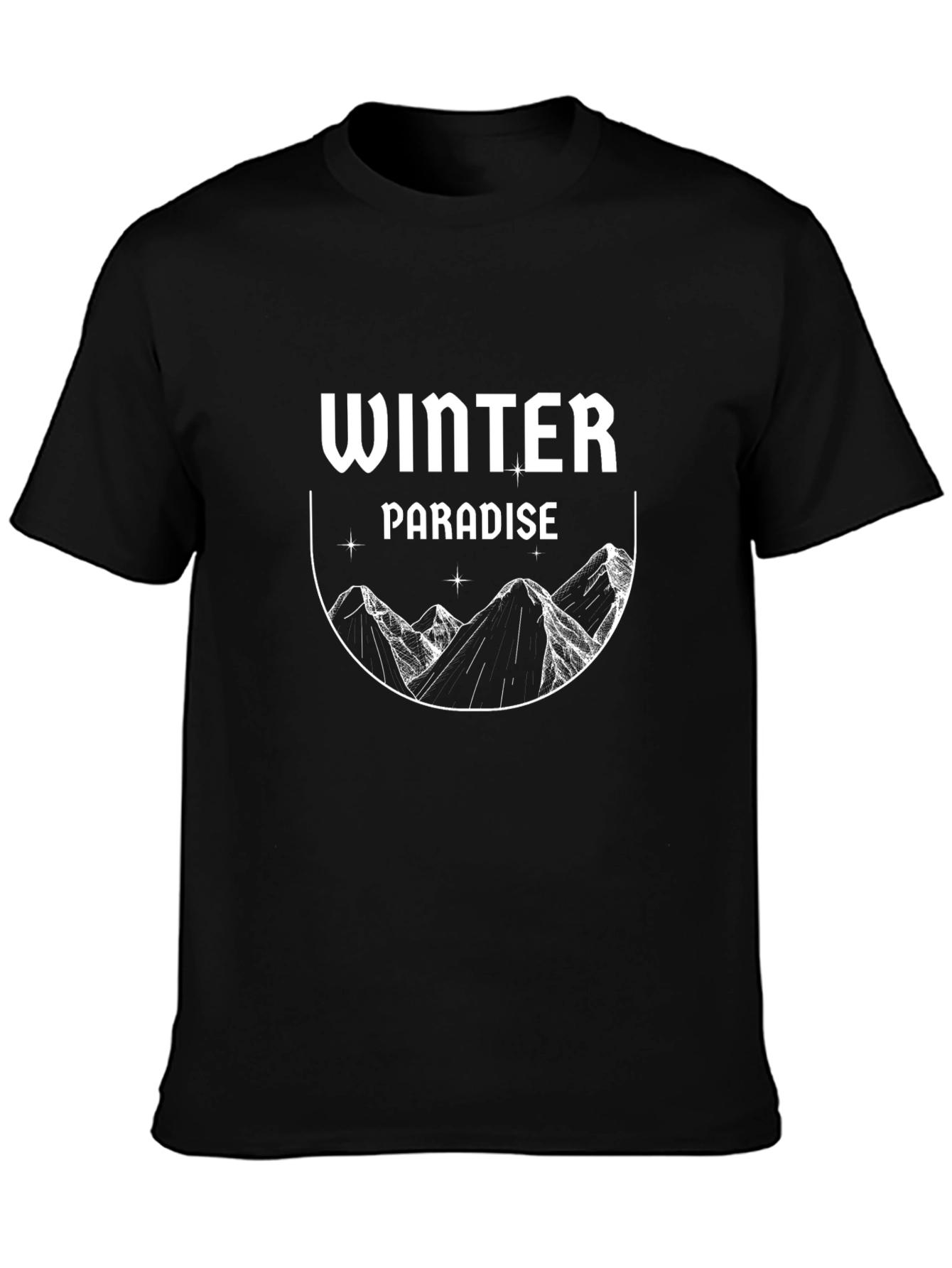 Winter Paradise Graphic Tee - Stylish Comfort