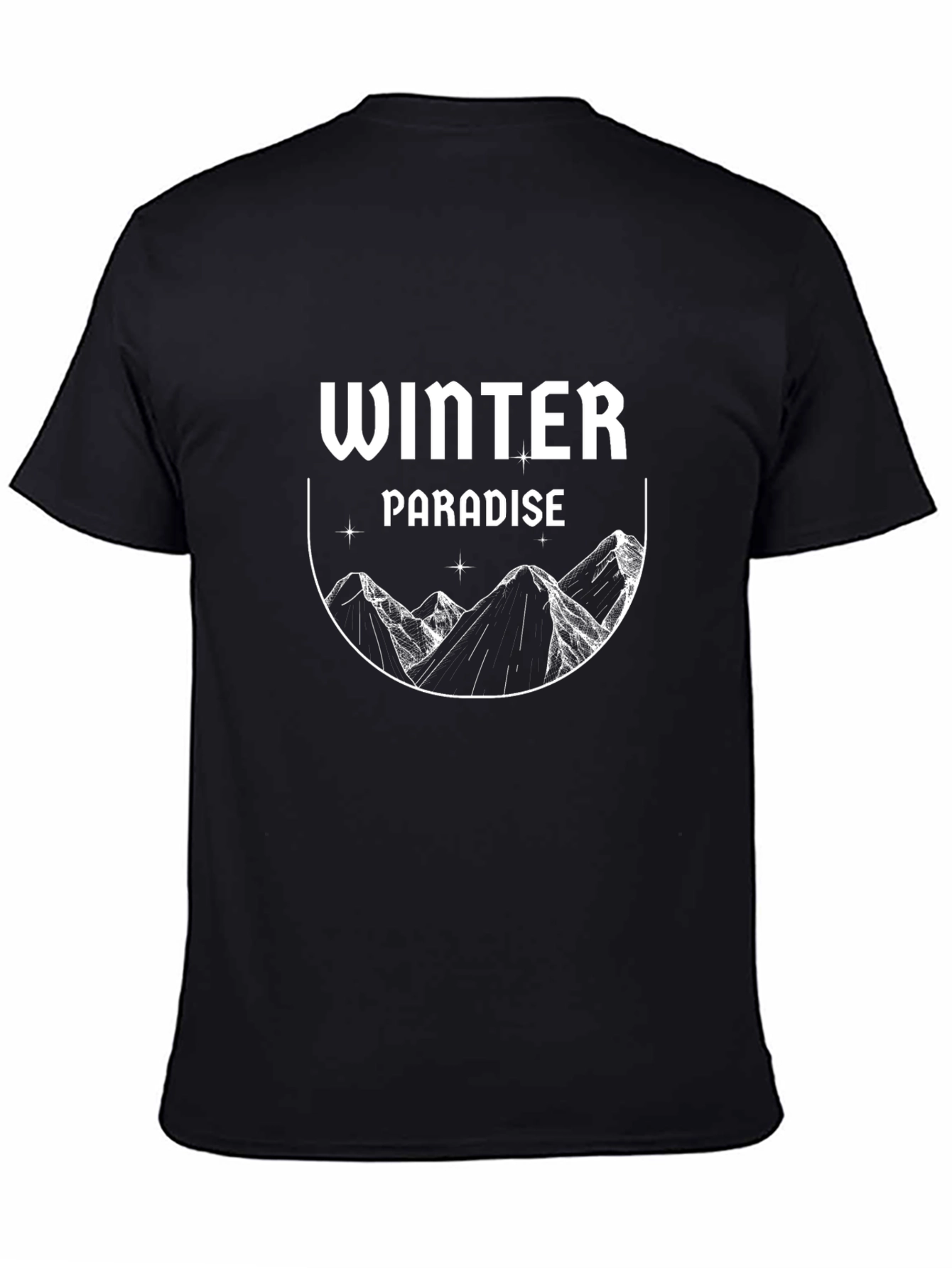 Winter Paradise Graphic Tee - Stylish Comfort