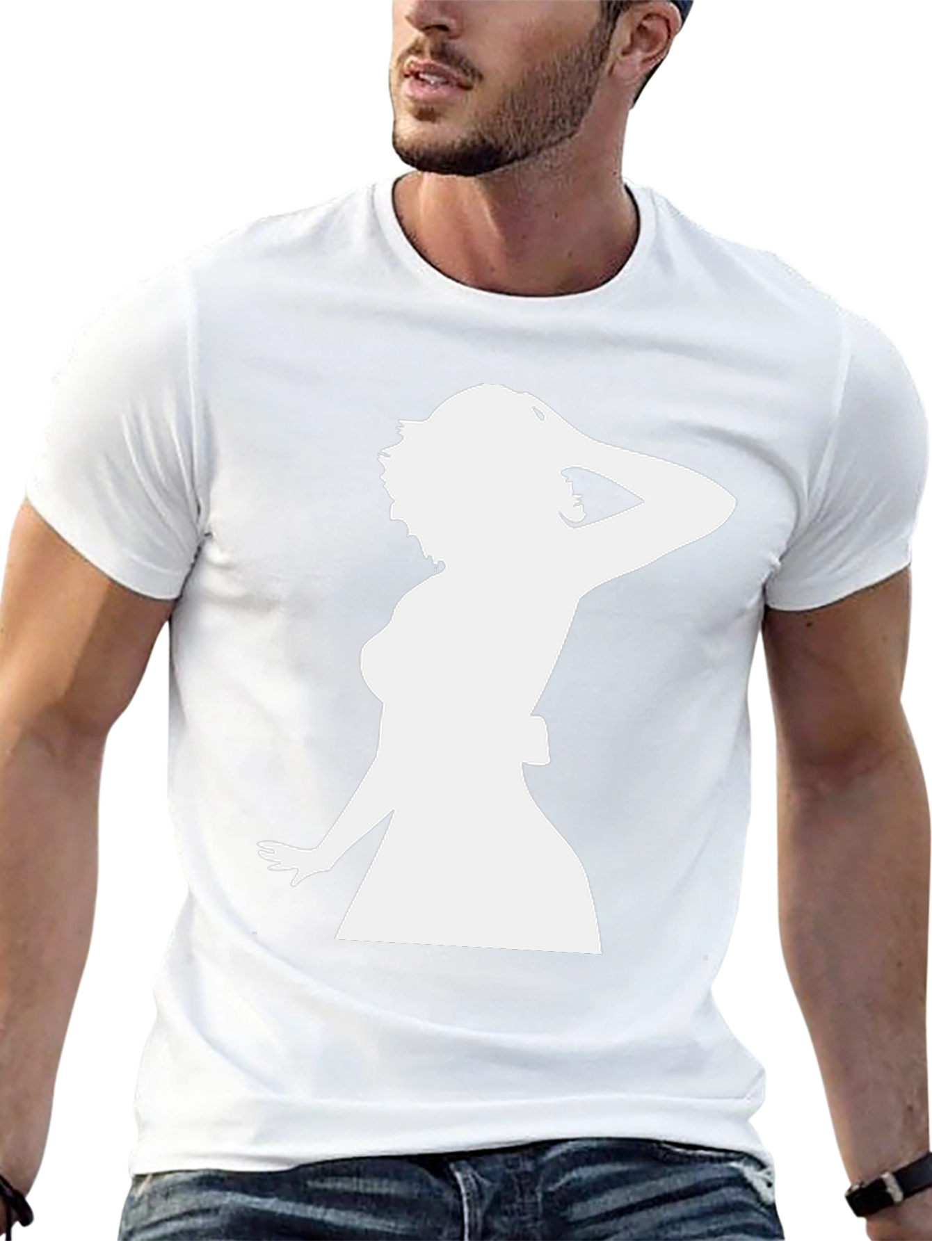 Silhouette Graphic Print T-Shirt