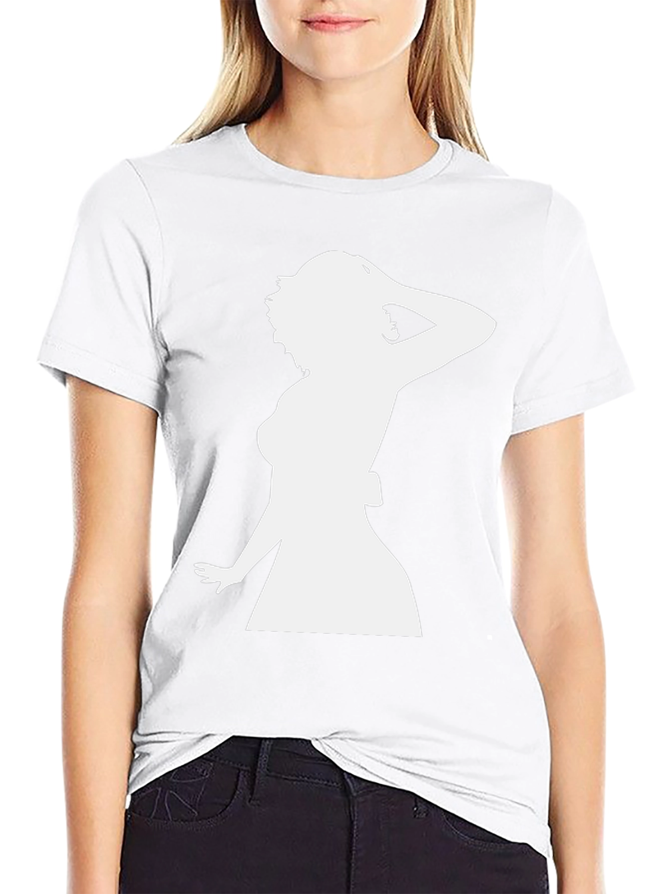 Silhouette Graphic Print T-Shirt