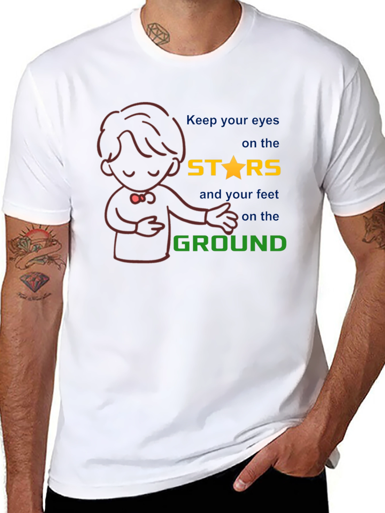 Stars and Ground Graphic Tee