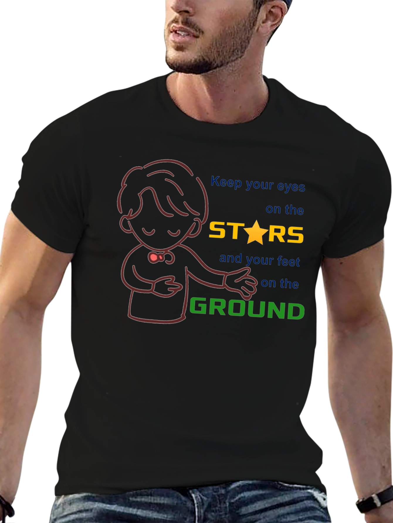 Stars and Ground Graphic Tee