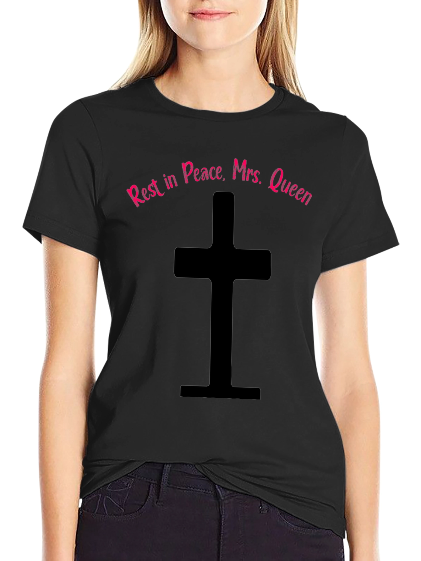 RIP Mrs. Queen T-Shirt - Black