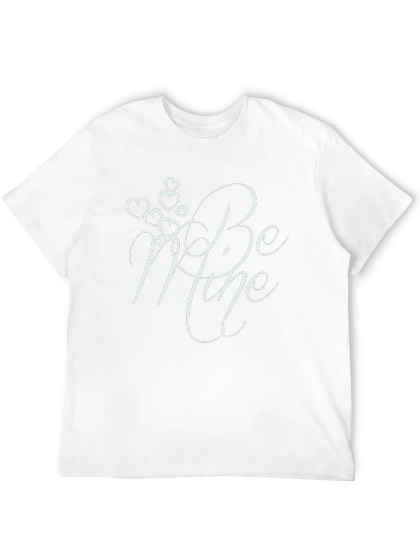 Be Mine Valentines Day Black T-Shirt