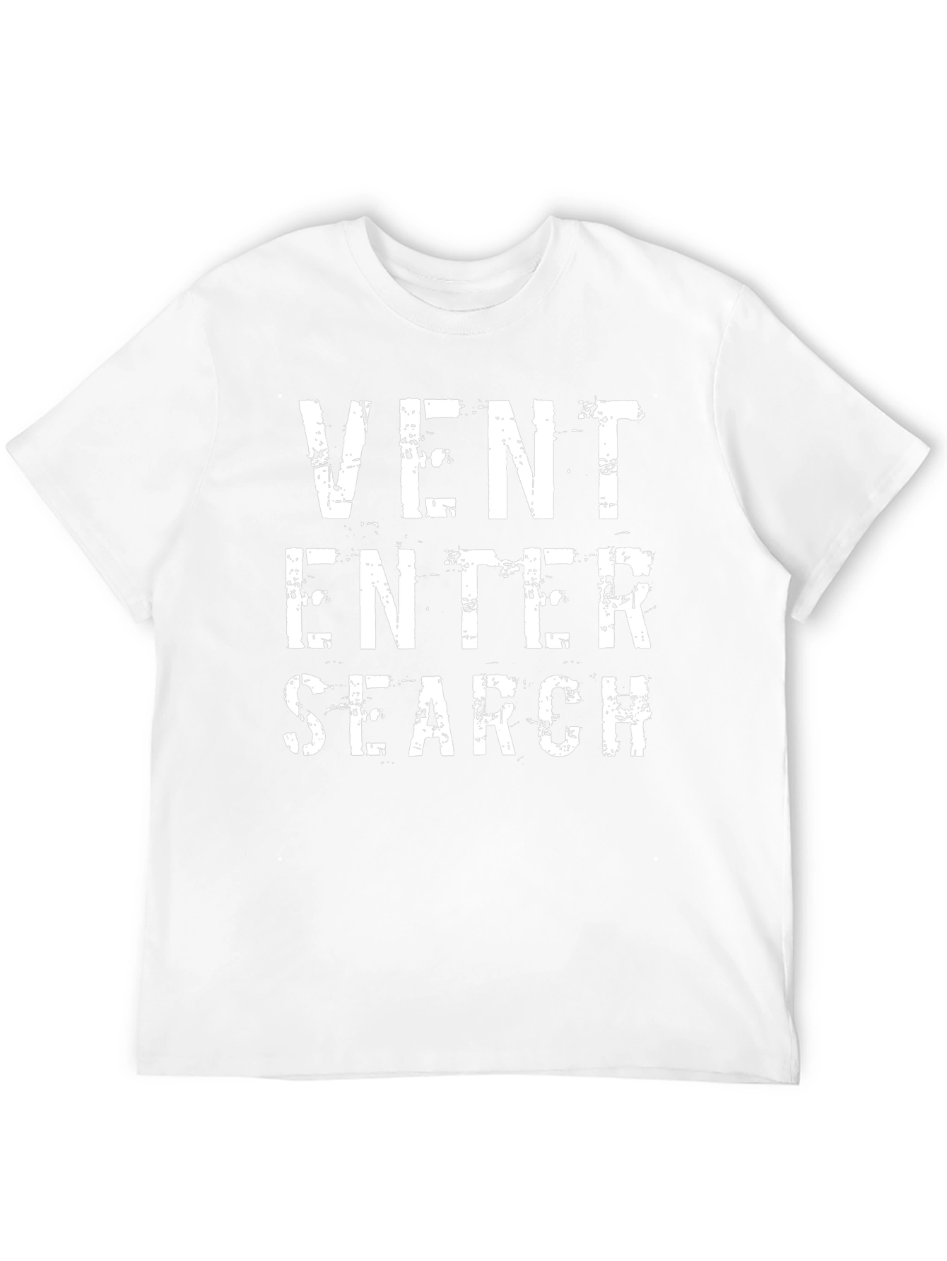 Vent Enter Search Graphic Tee - Black