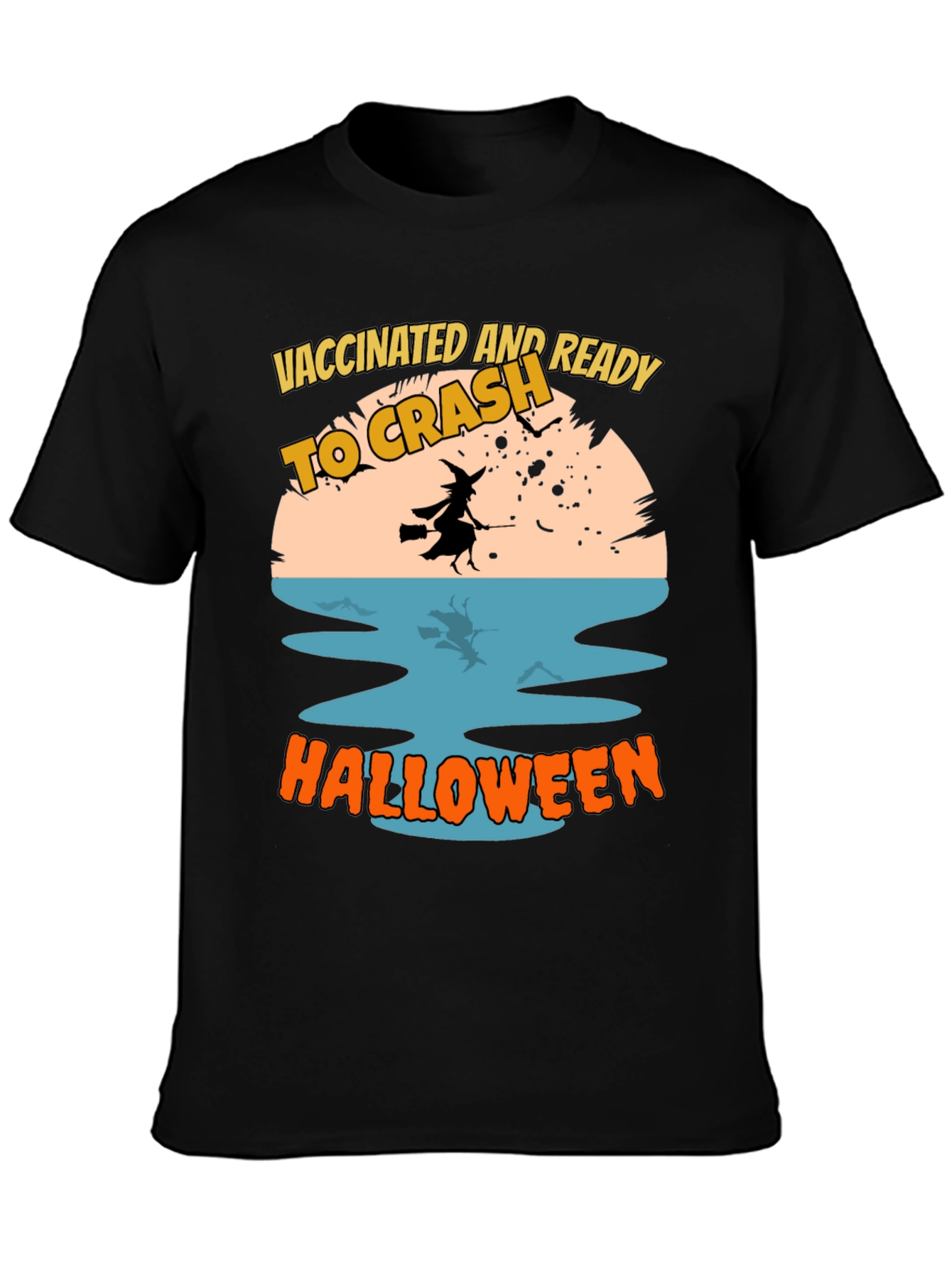 Vaccinated and Ready to Crash Halloween T-Shirt