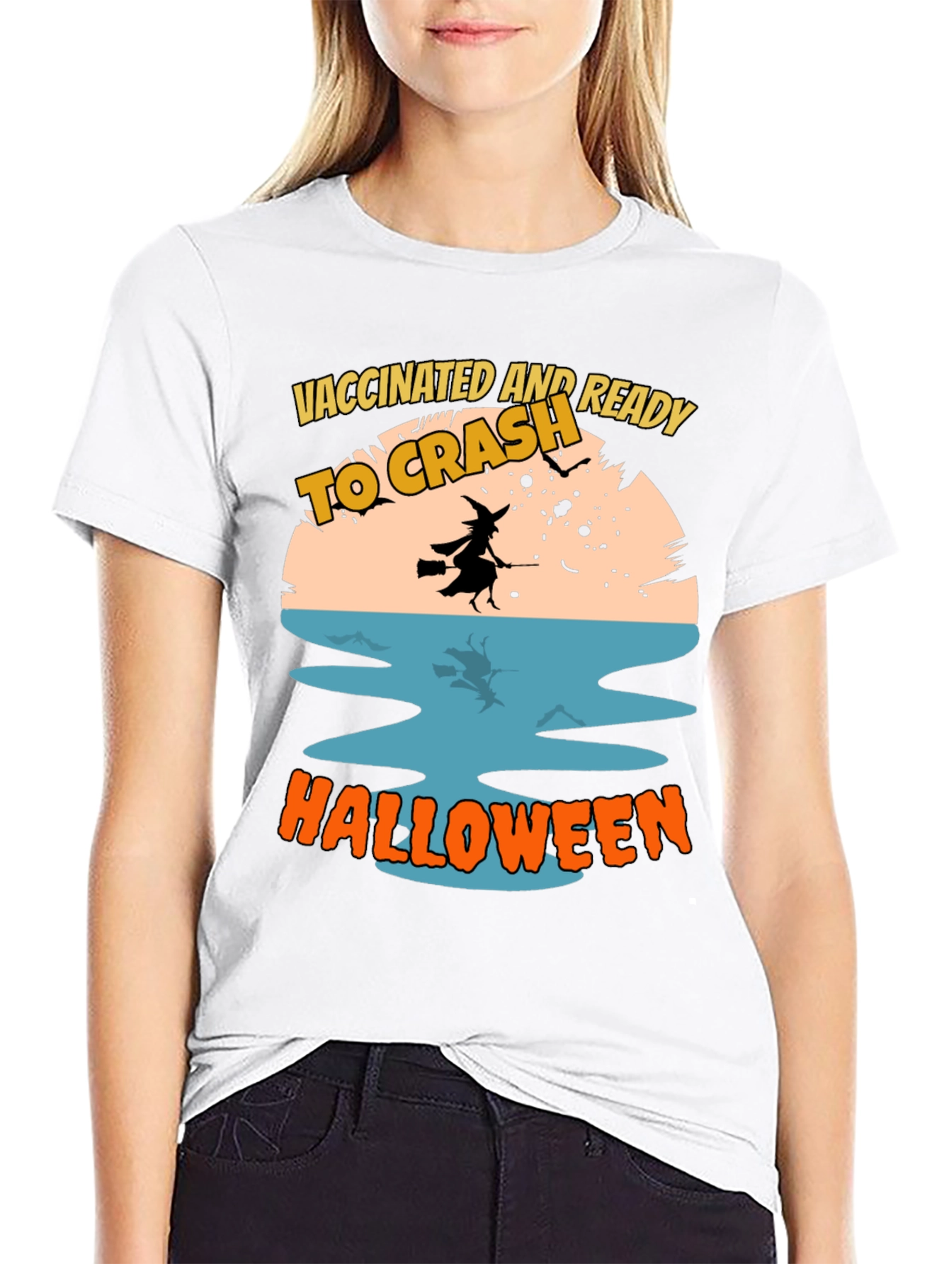 Vaccinated and Ready to Crash Halloween T-Shirt