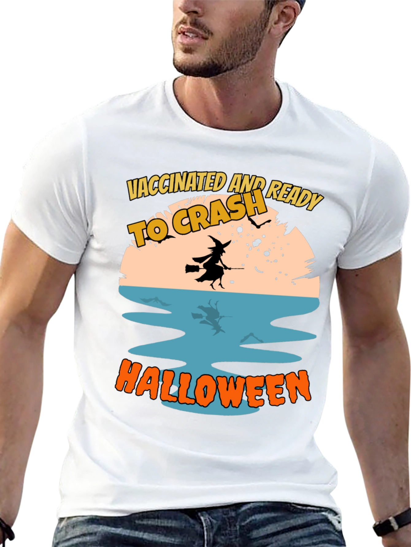 Vaccinated and Ready to Crash Halloween T-Shirt