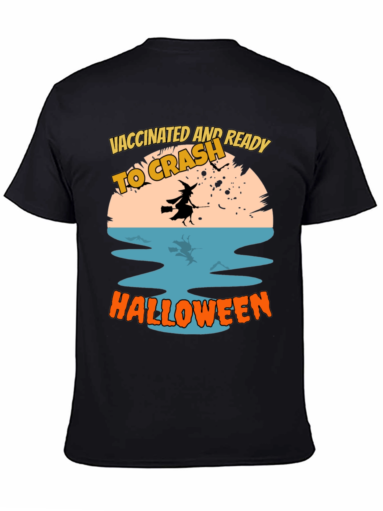 Vaccinated and Ready to Crash Halloween T-Shirt