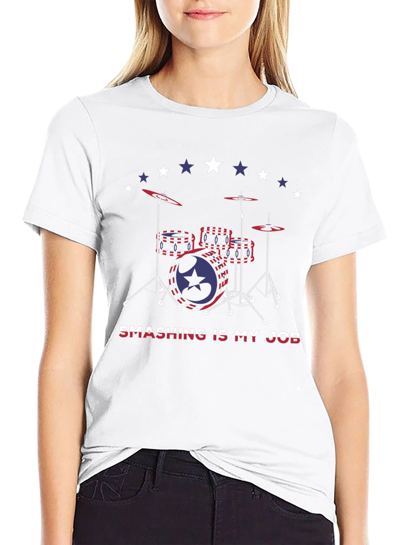 Smashing is My Job Drummer T-Shirt