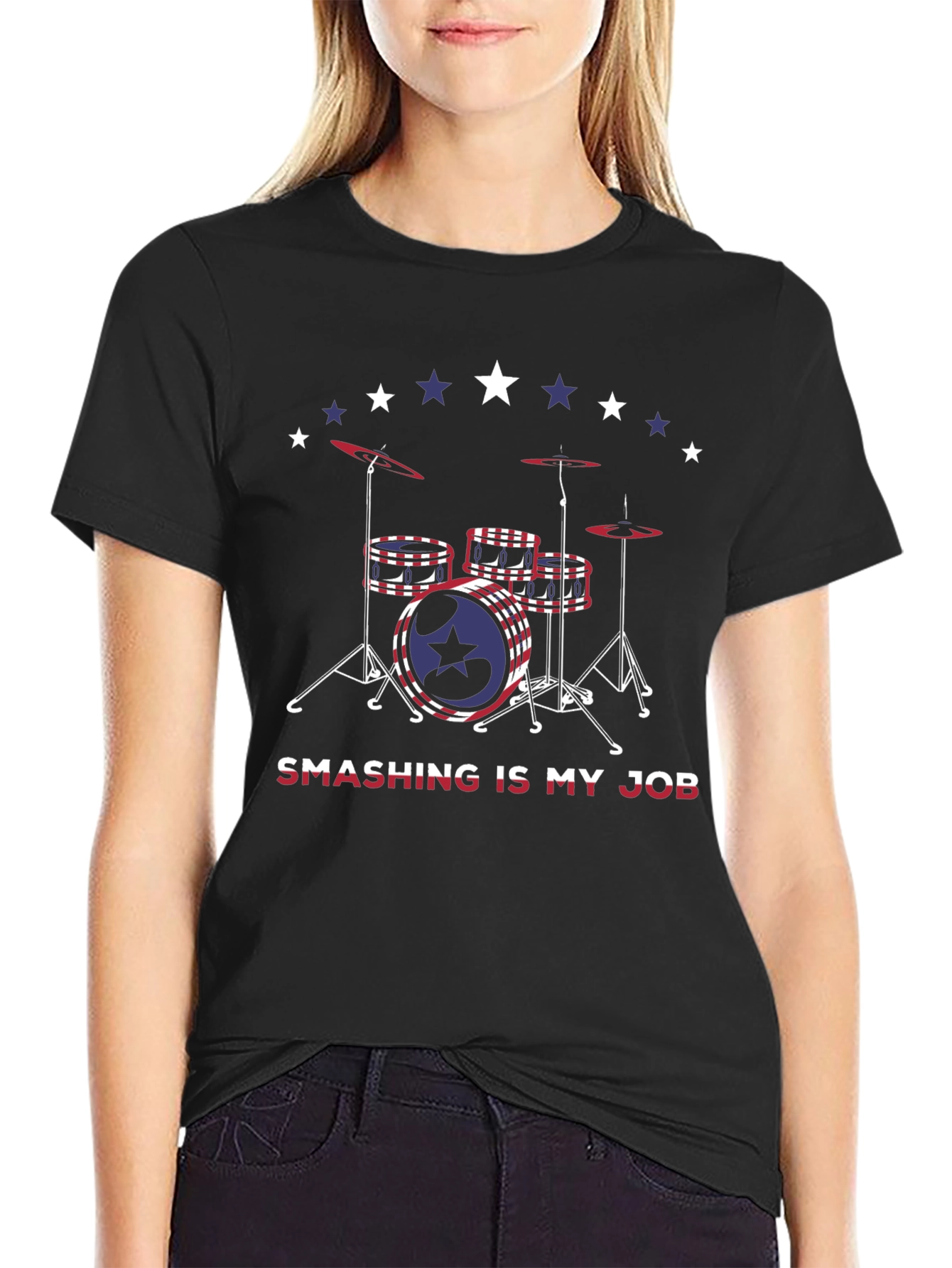 Smashing is My Job Drummer T-Shirt