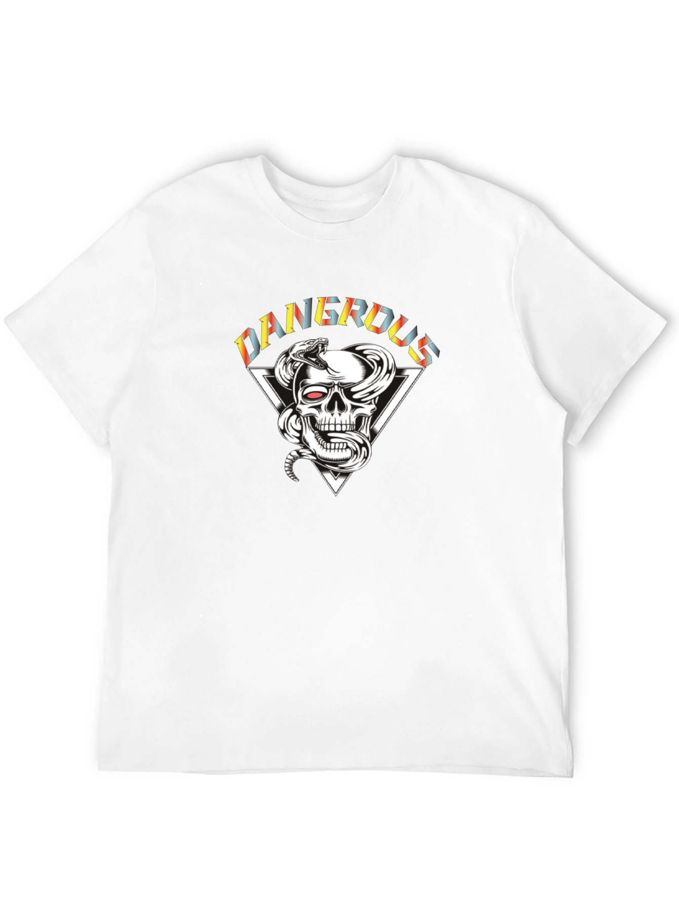 Dangerous Skull & Snake Graphic Tee
