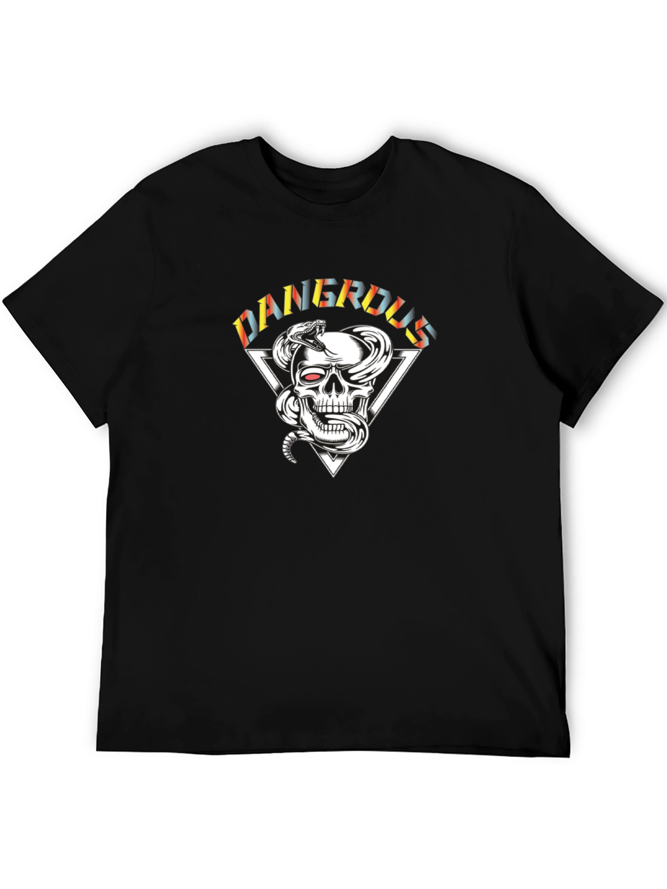 Dangerous Skull & Snake Graphic Tee