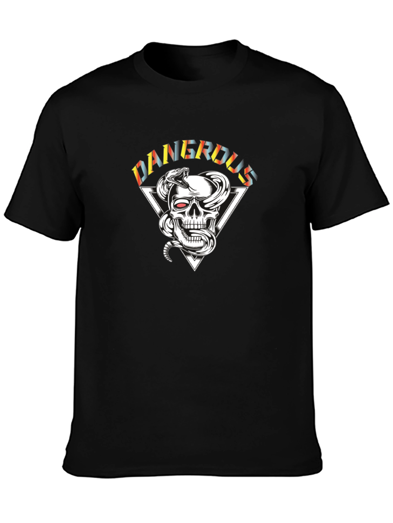 Dangerous Skull & Snake Graphic Tee