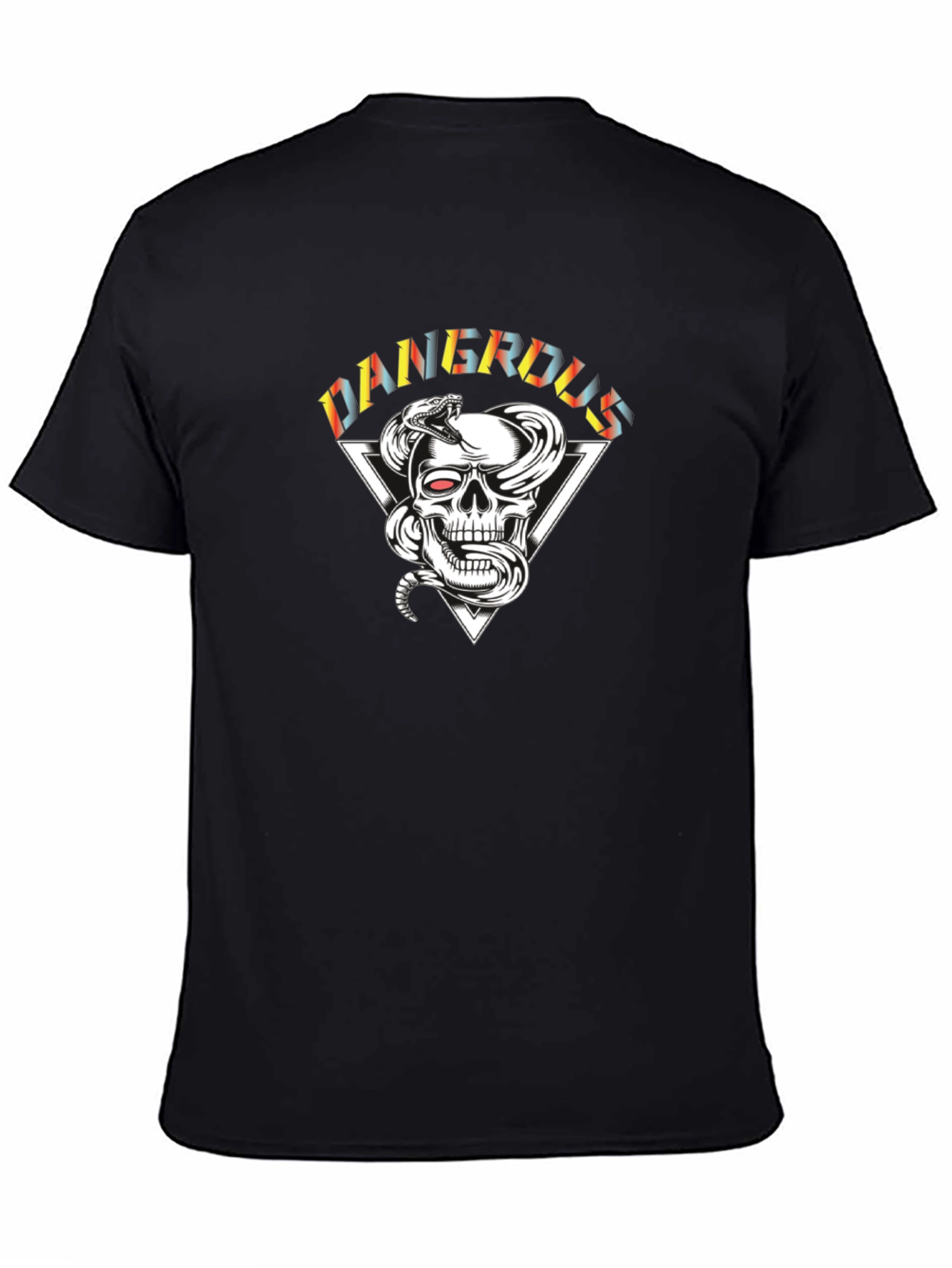 Dangerous Skull & Snake Graphic Tee