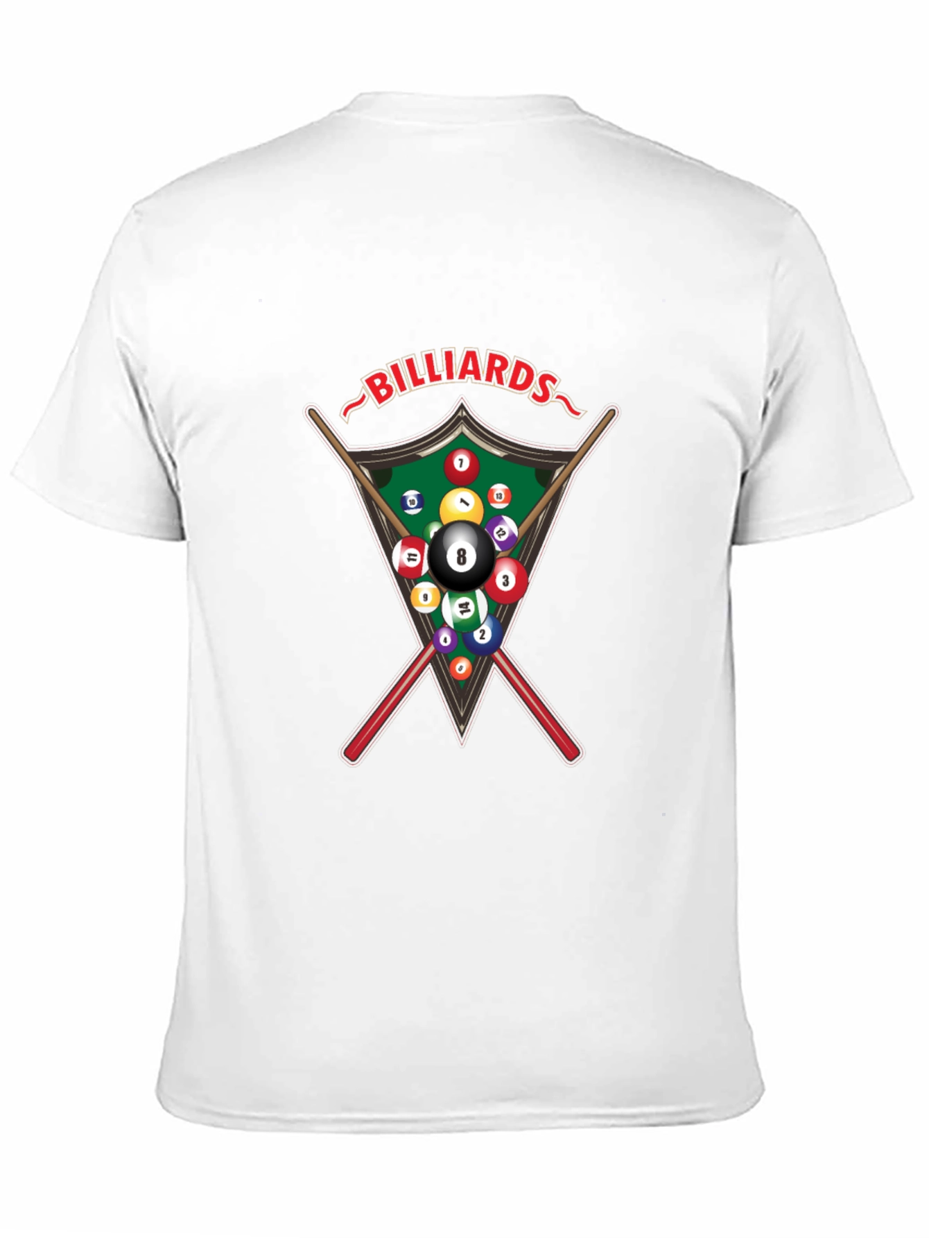 Billiards Graphic Tee - Pool Player T-Shirt