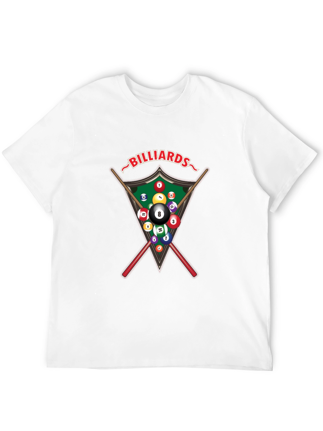 Billiards Graphic Tee - Pool Player T-Shirt