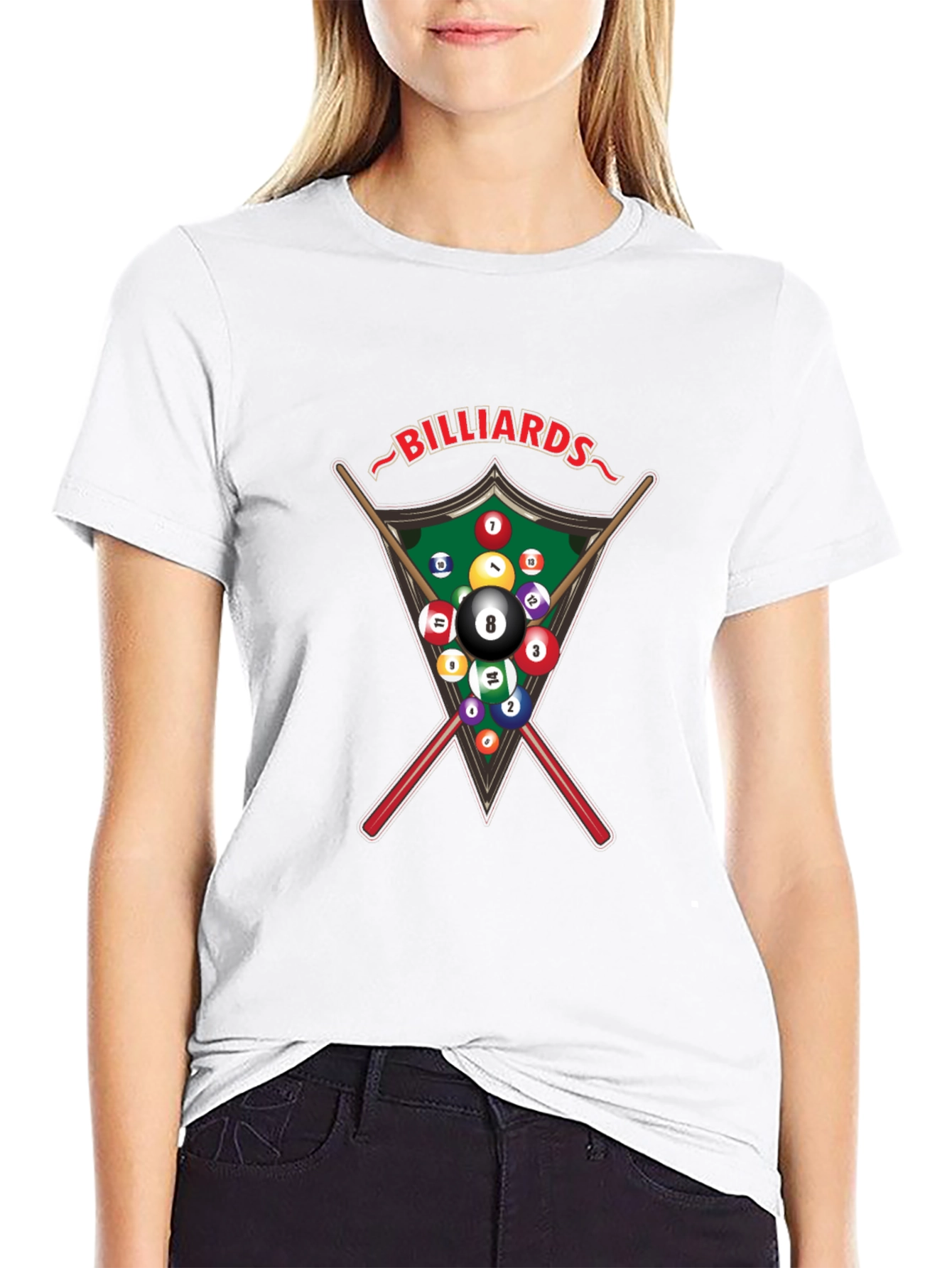 Billiards Graphic Tee - Pool Player T-Shirt