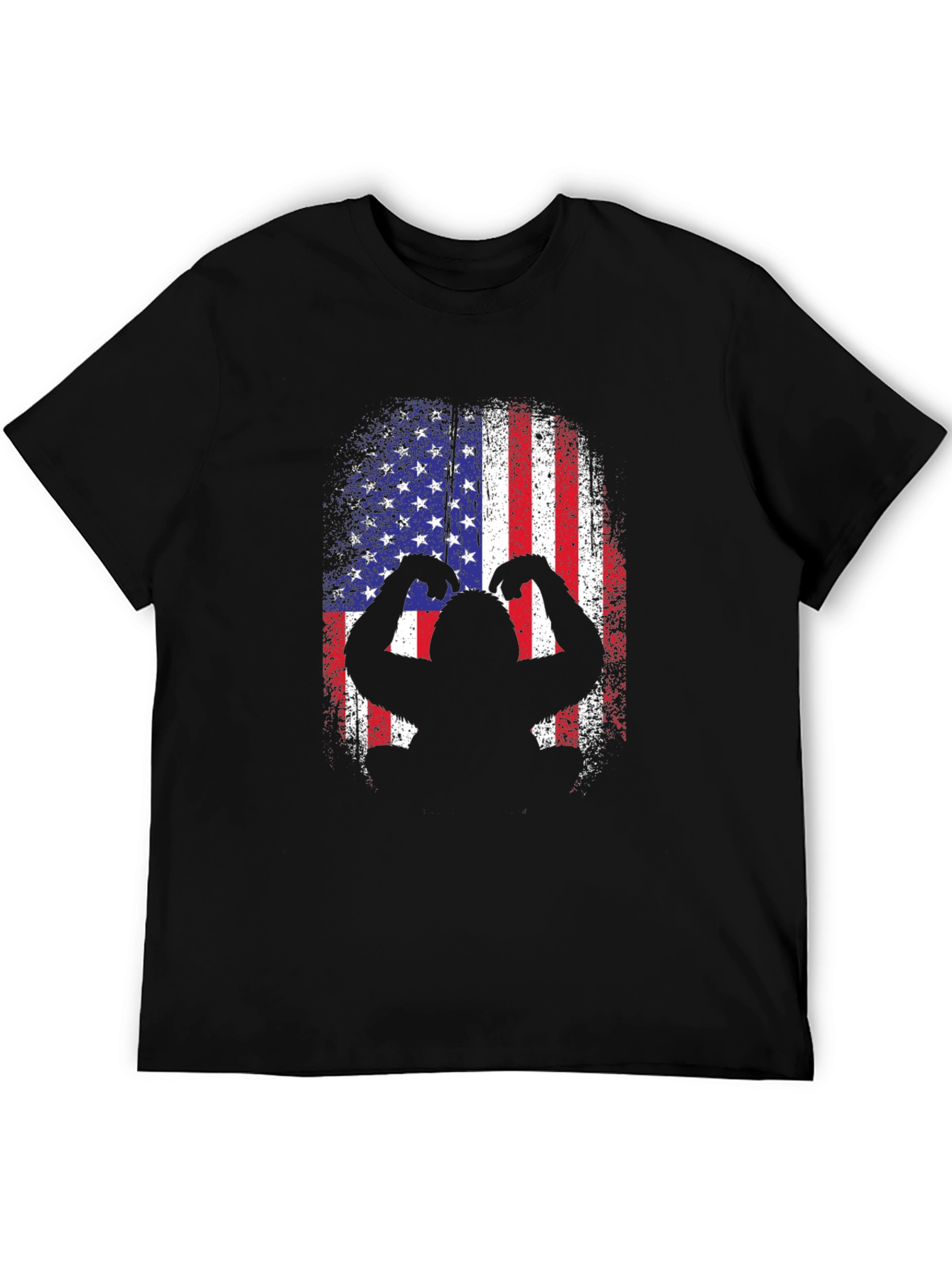 American Flag Bigfoot T-Shirt