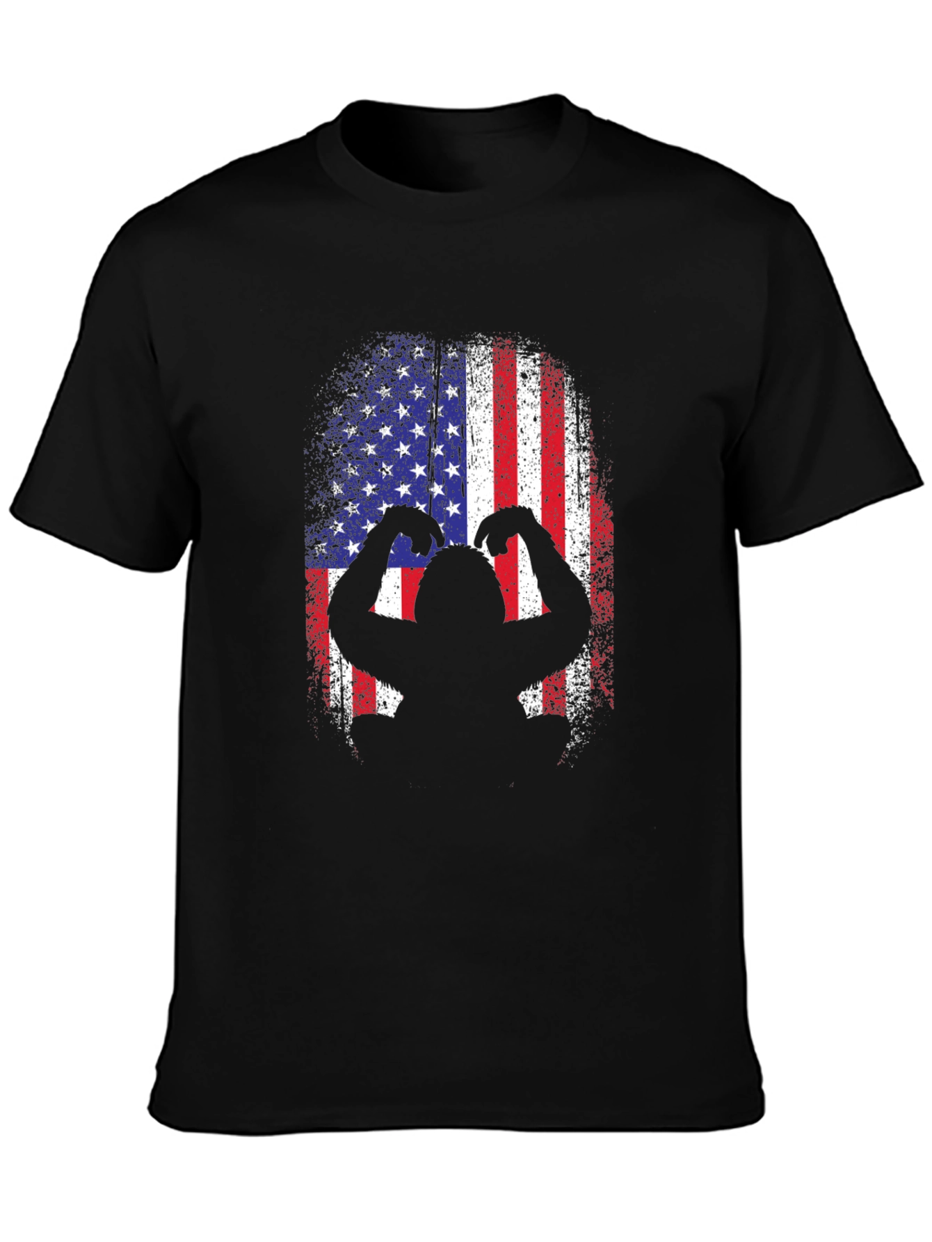 American Flag Bigfoot T-Shirt