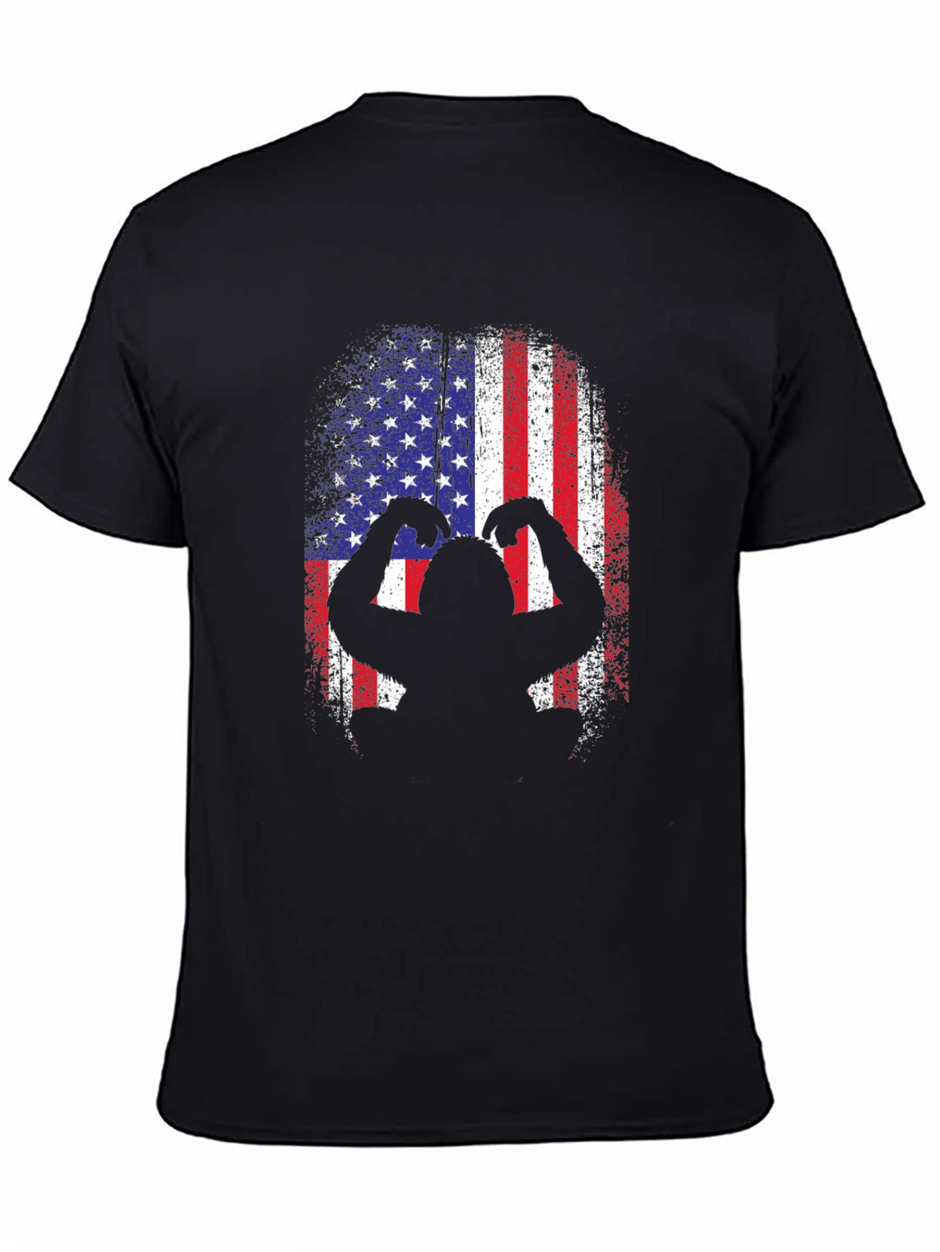 American Flag Bigfoot T-Shirt