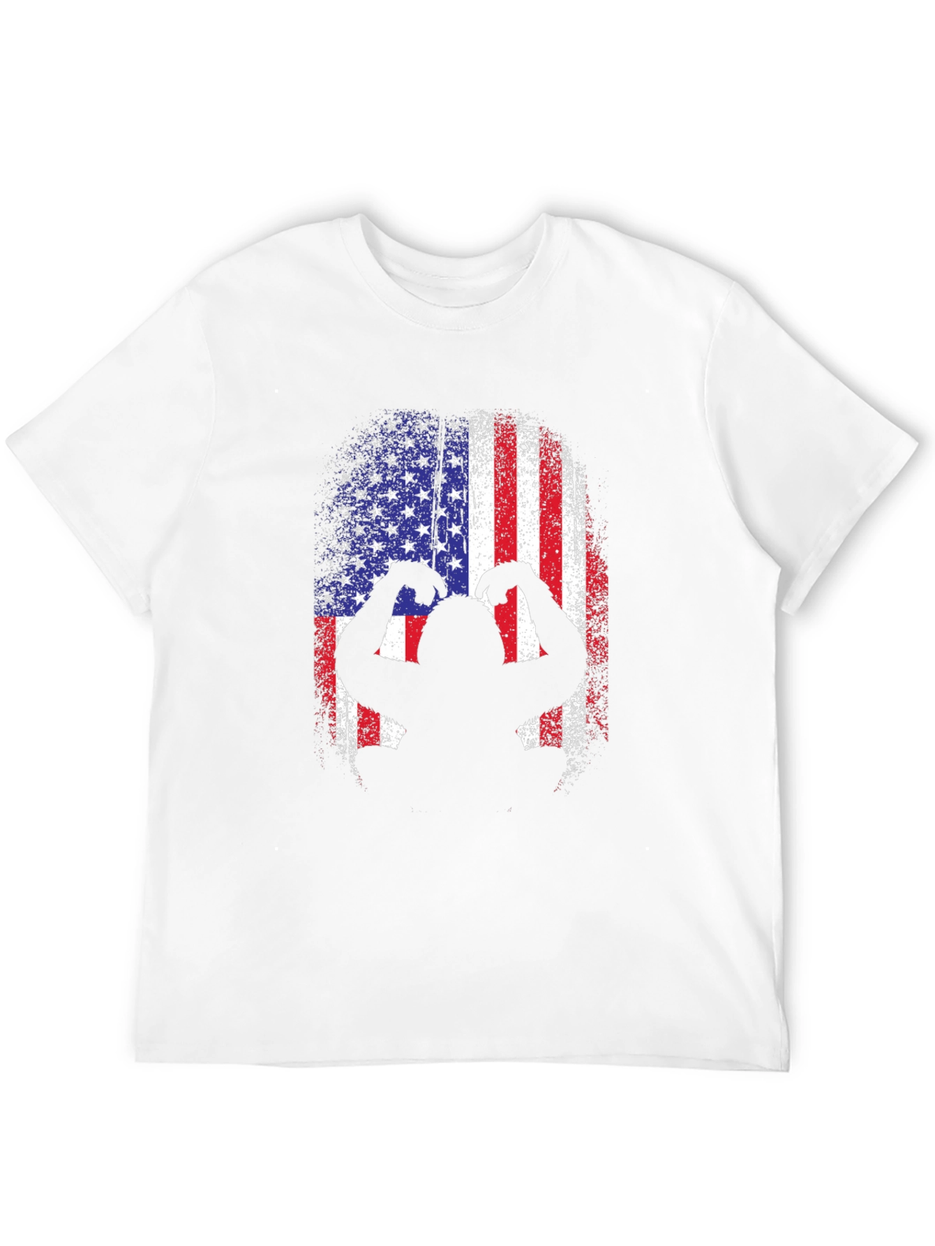 American Flag Bigfoot T-Shirt