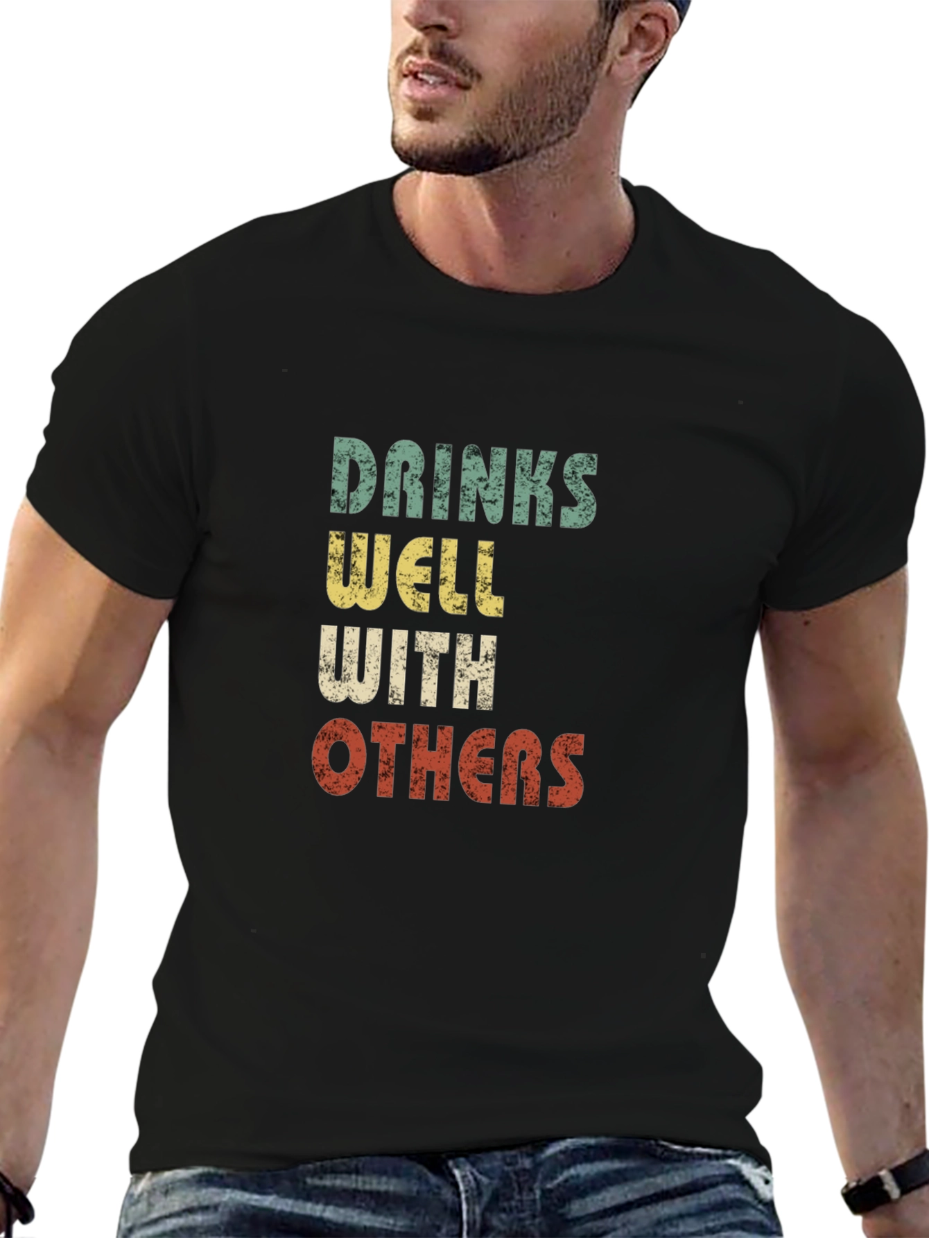 Drinks Well With Others Graphic T-Shirt