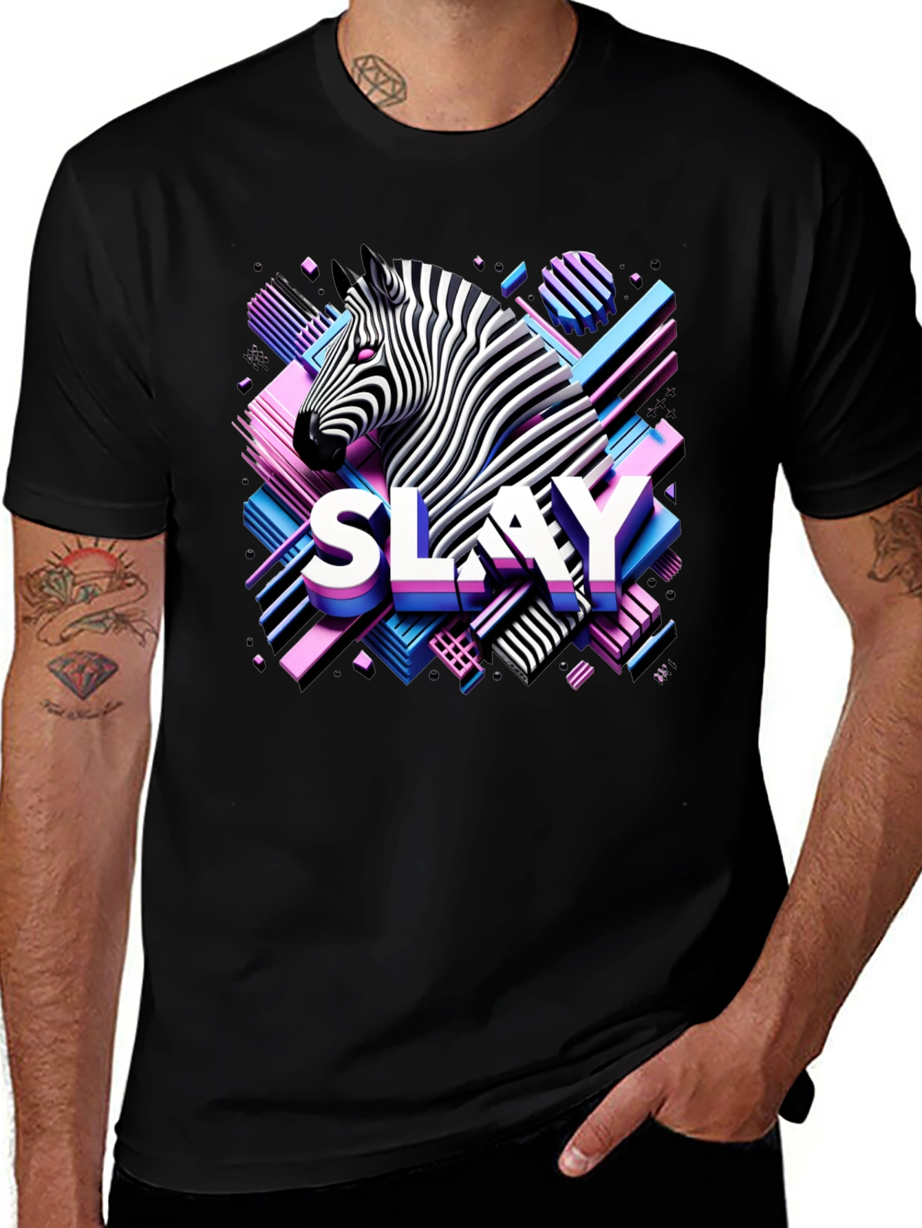 Zebra SLAY Graphic T-Shirt