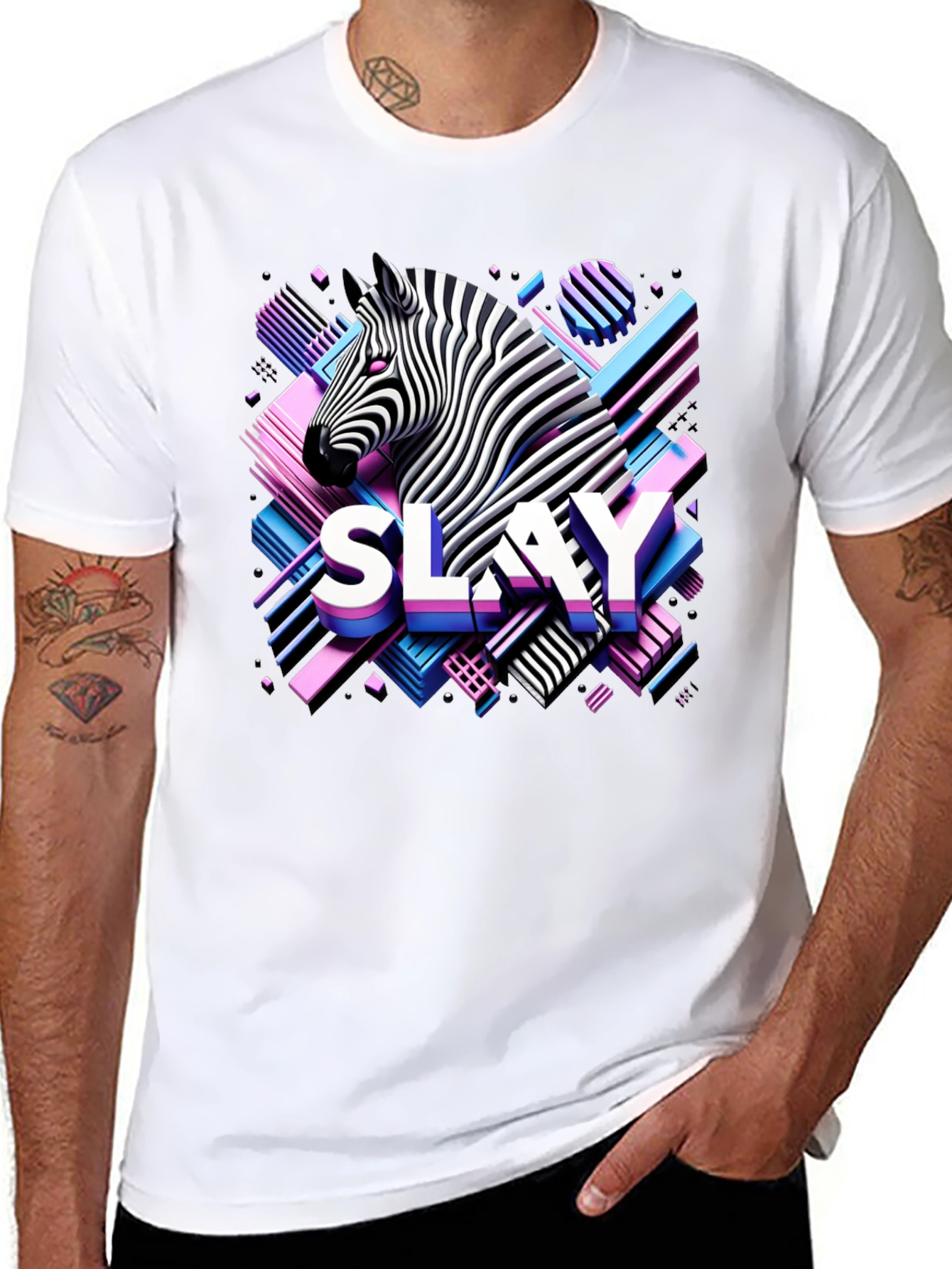 Zebra SLAY Graphic T-Shirt