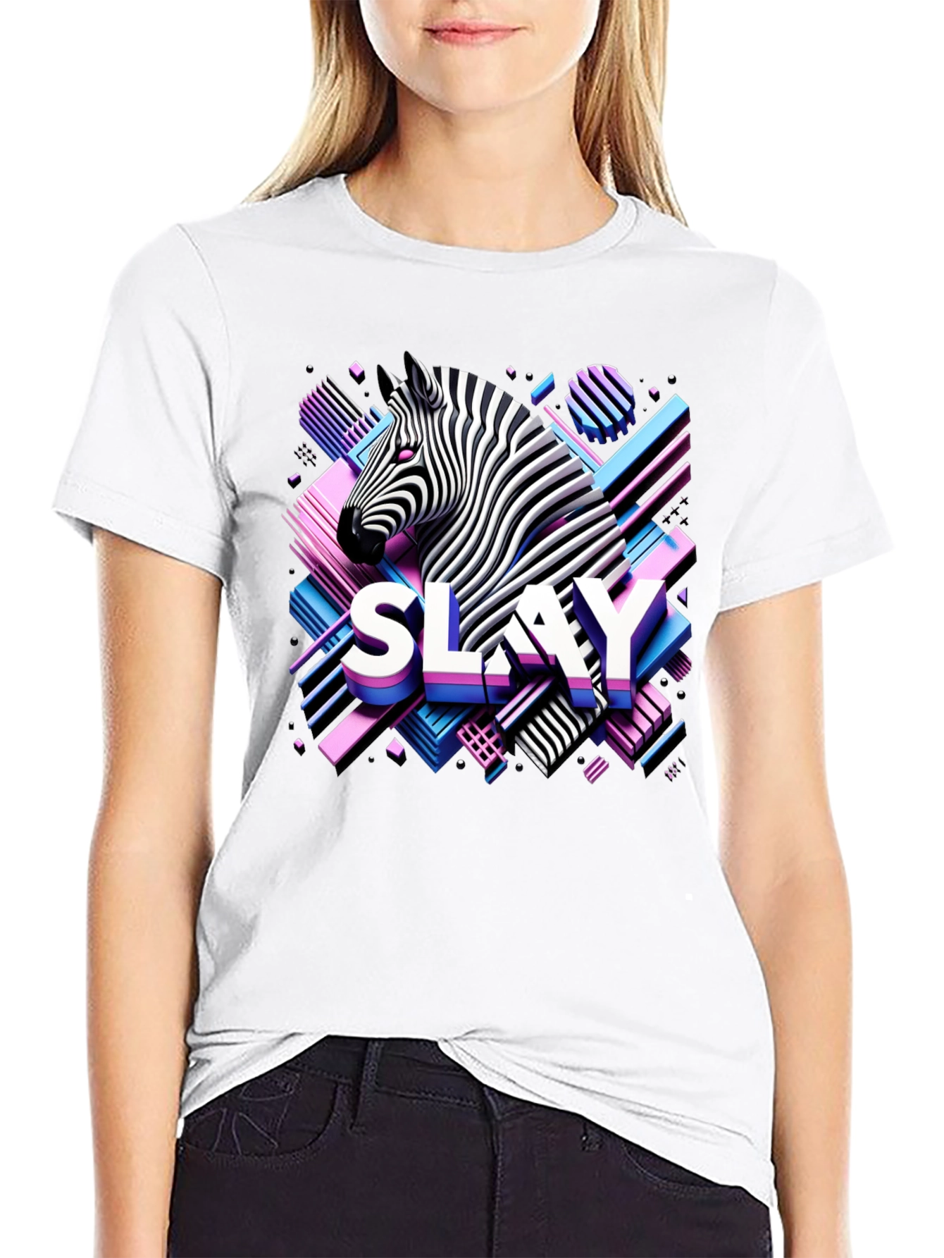 Zebra SLAY Graphic T-Shirt