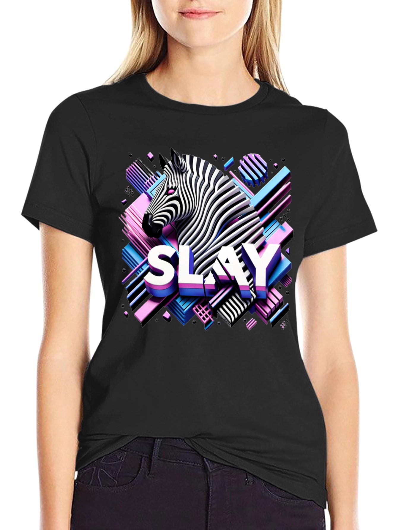 Zebra SLAY Graphic T-Shirt
