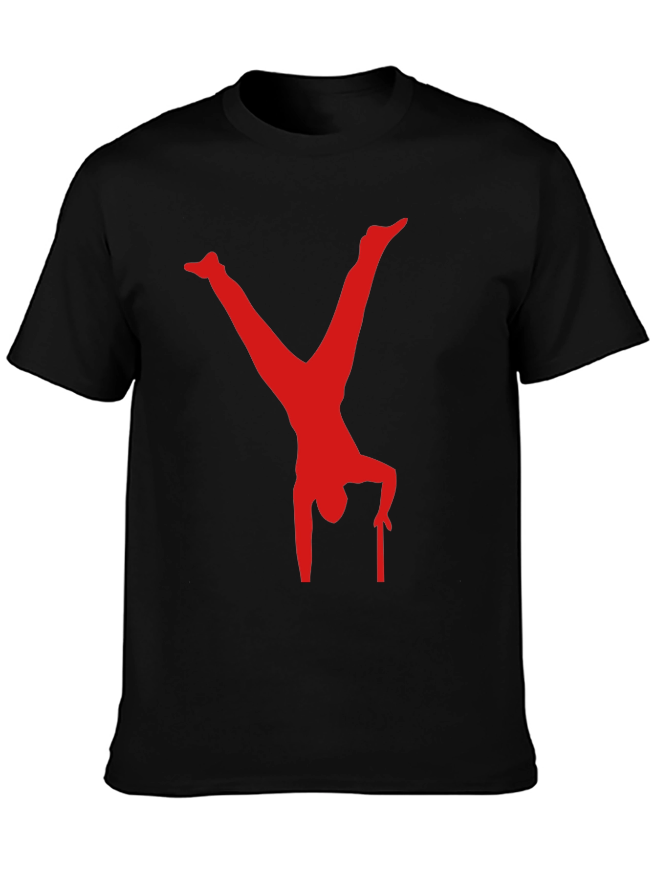 Acrobat Design Black T-Shirt