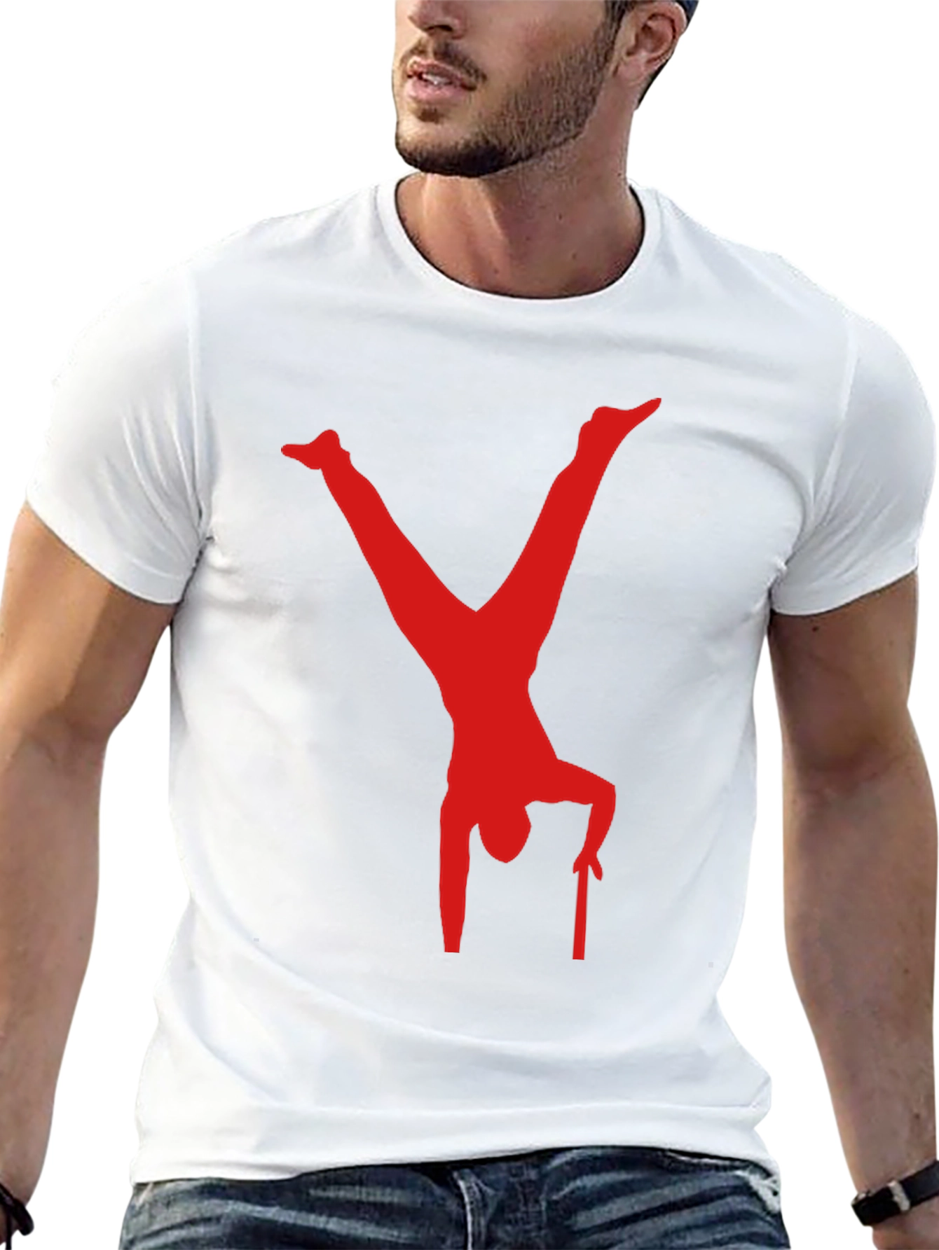 Acrobat Design Black T-Shirt