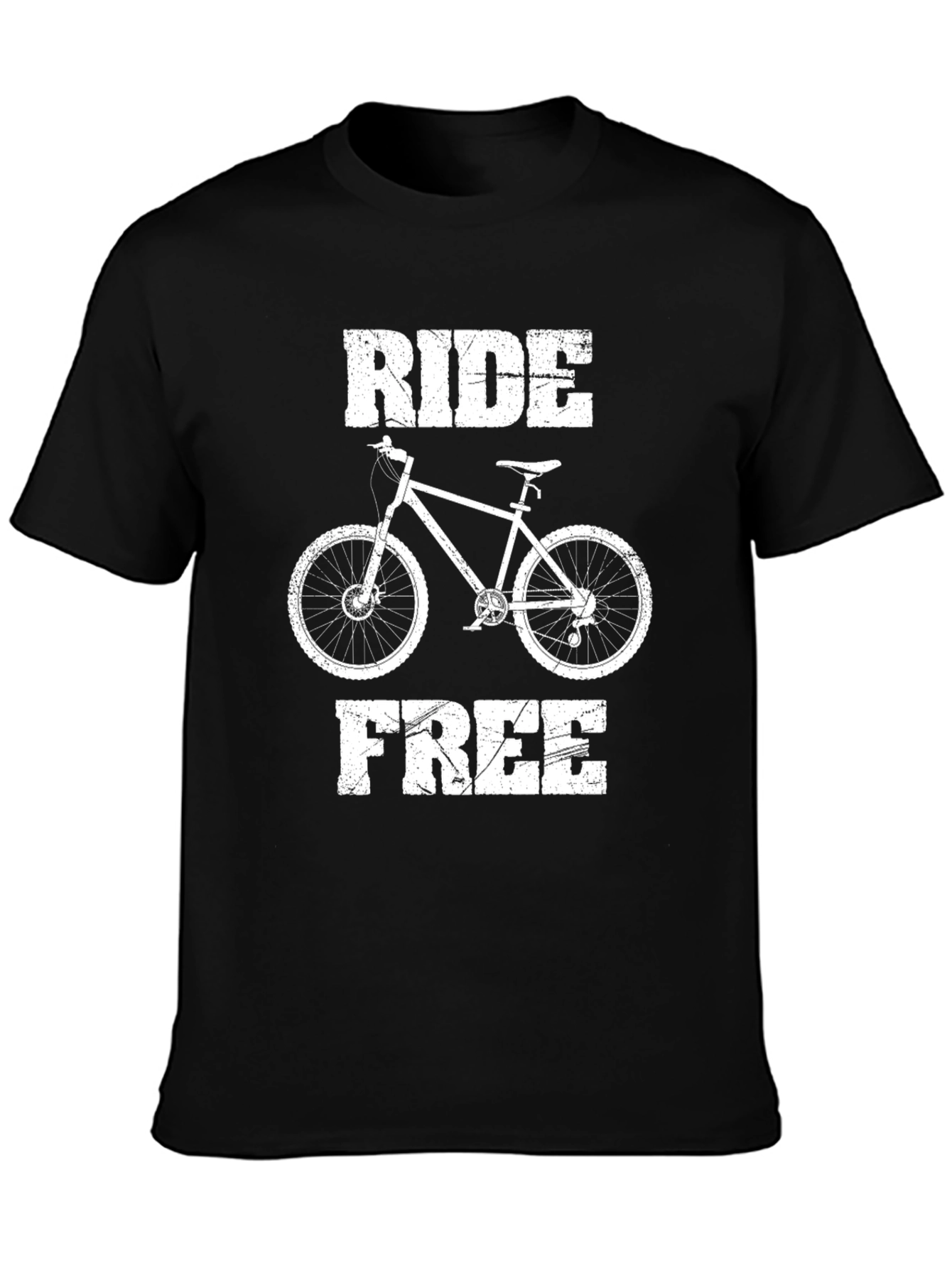 Ride Free T-Shirt: Mountain Bike Graphic Tee