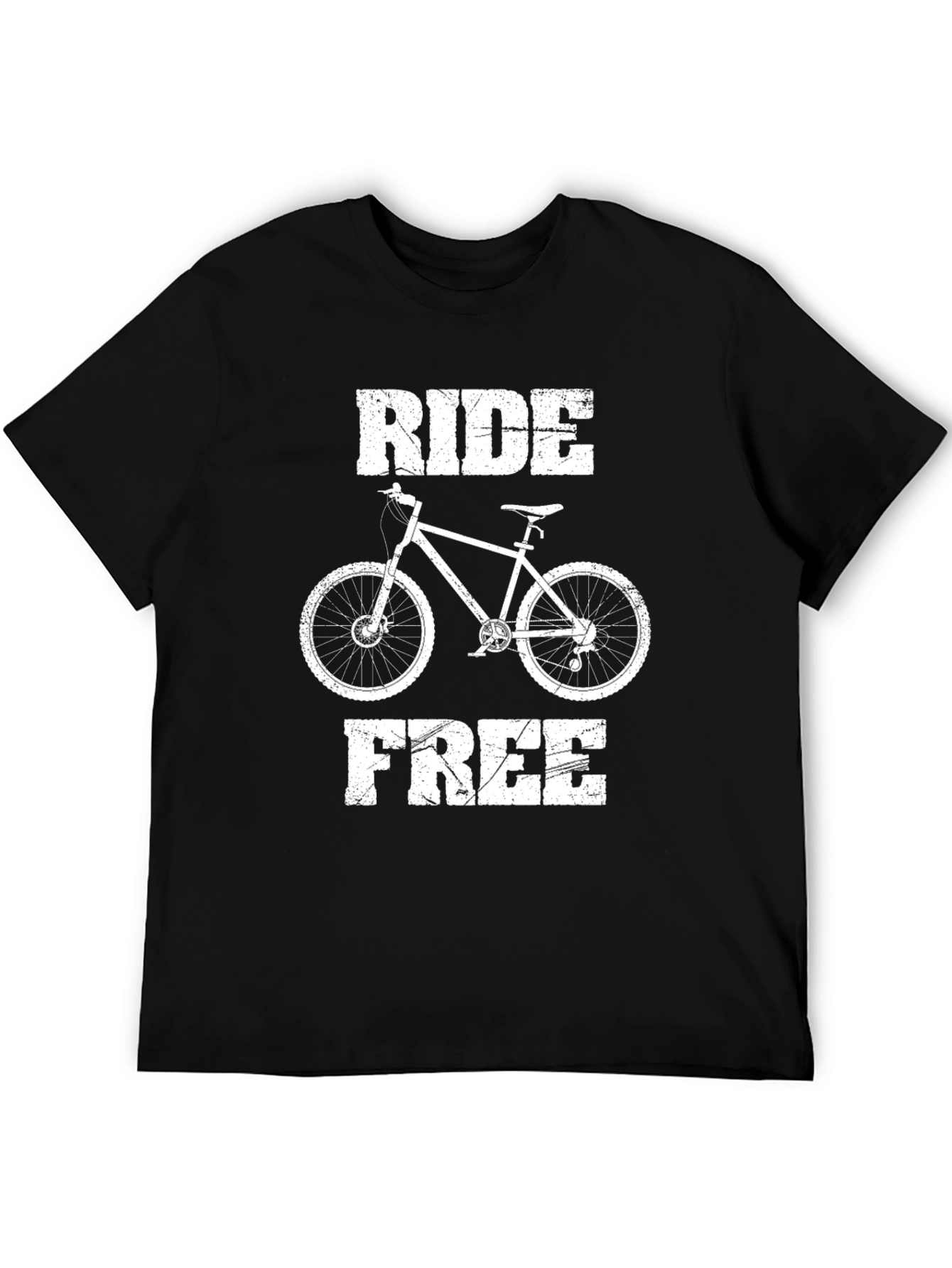 Ride Free T-Shirt: Mountain Bike Graphic Tee