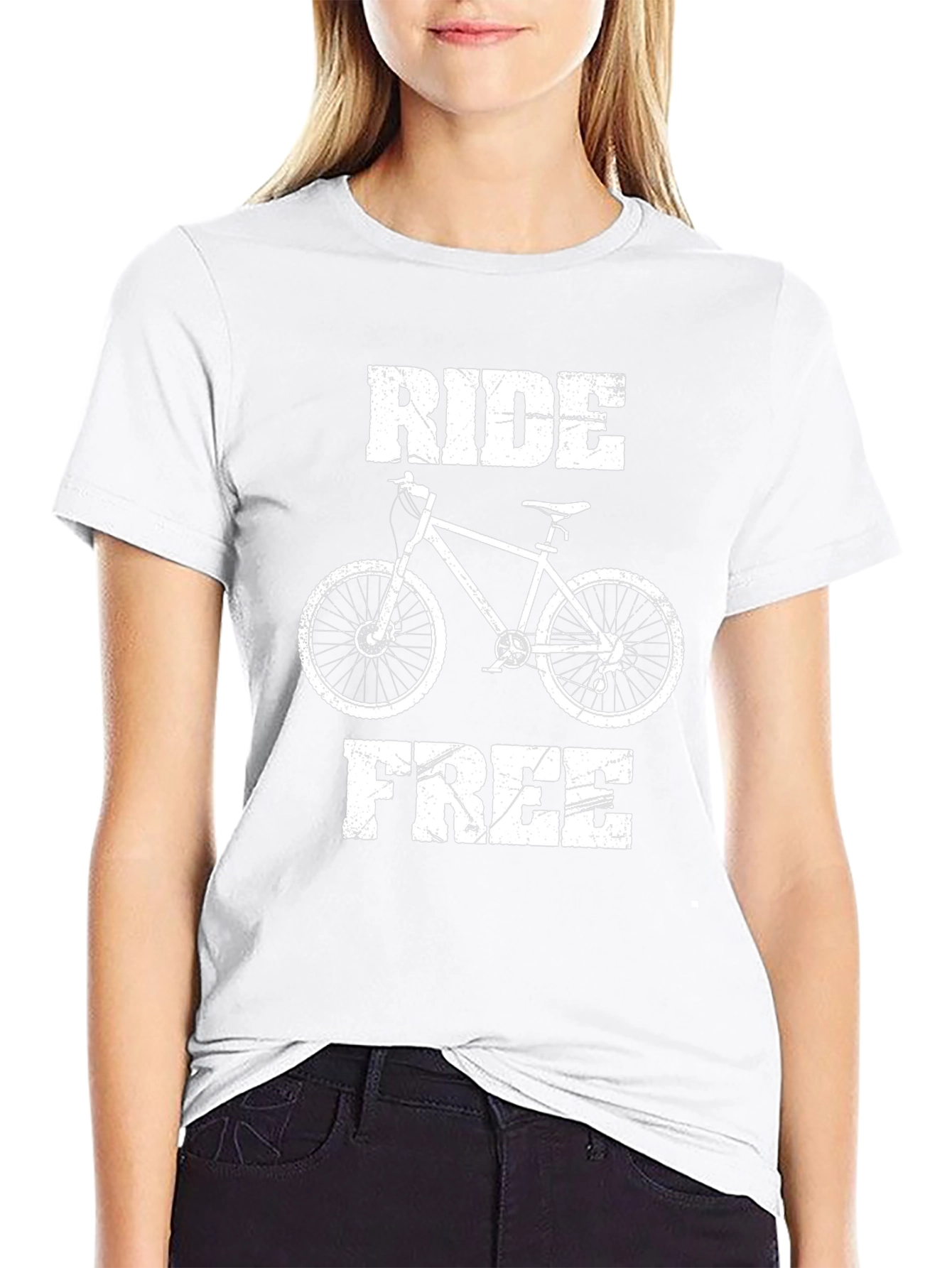Ride Free T-Shirt: Mountain Bike Graphic Tee