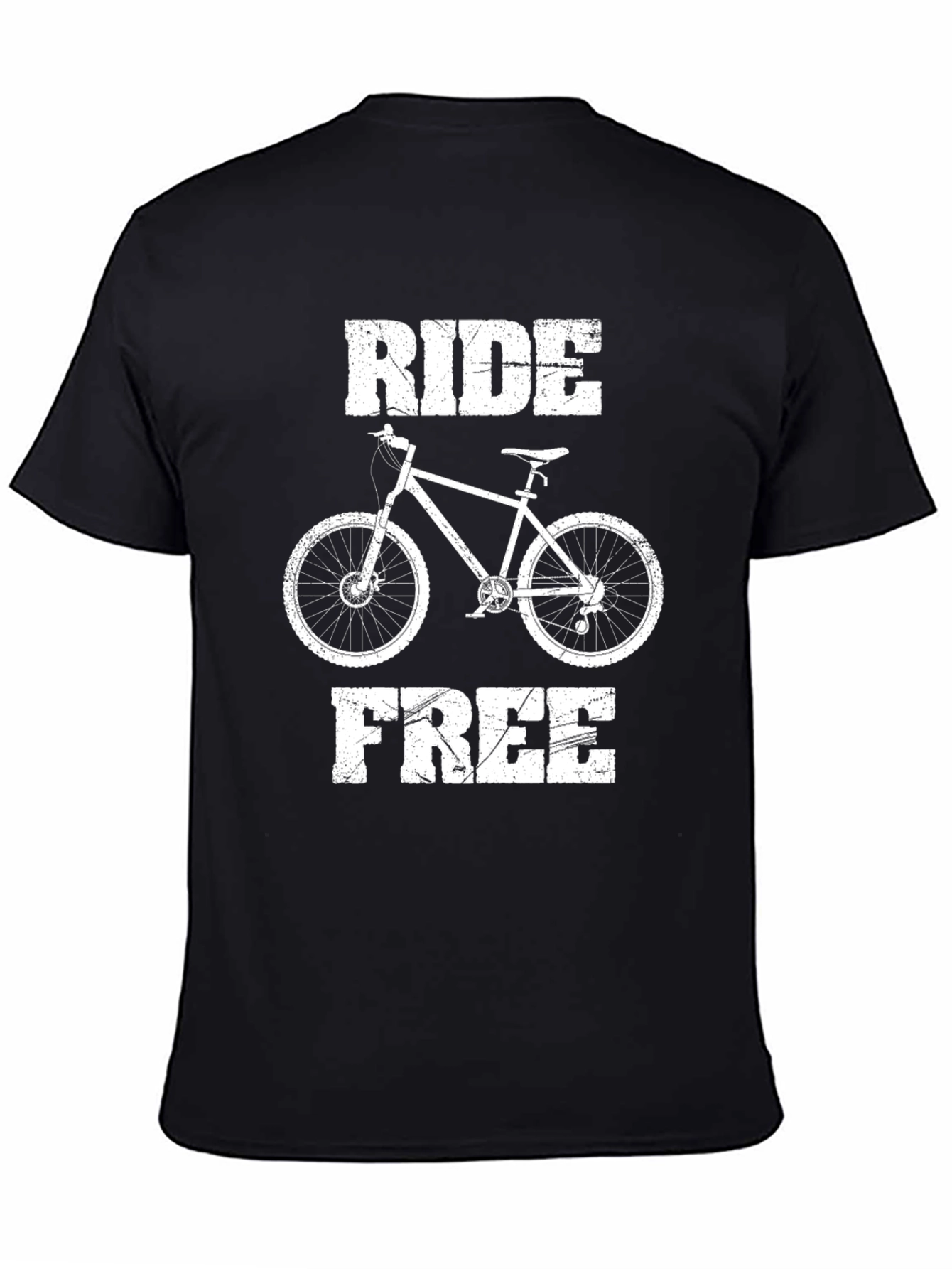 Ride Free T-Shirt: Mountain Bike Graphic Tee
