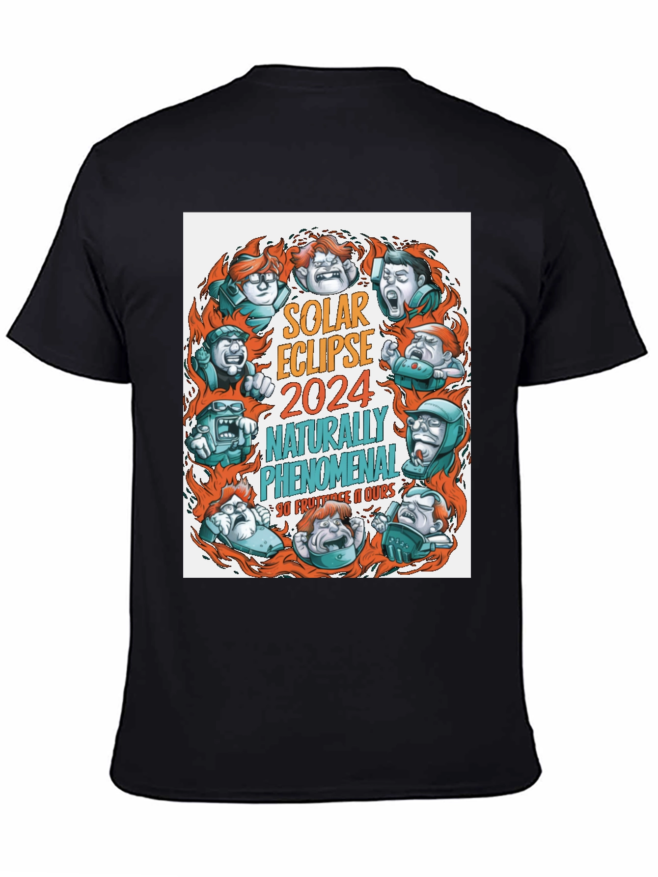 Solar Eclipse 2024 Graphic T-Shirt