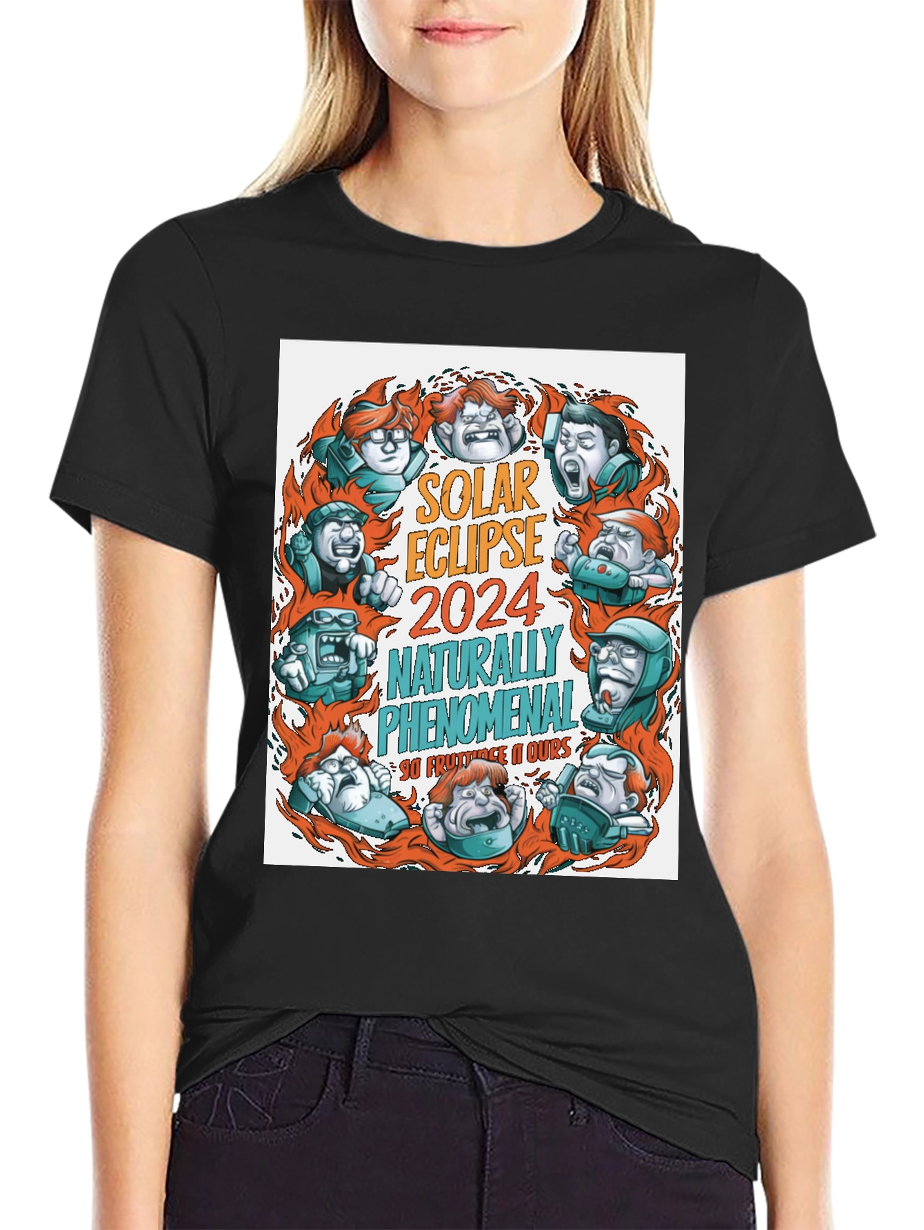 Solar Eclipse 2024 Graphic T-Shirt
