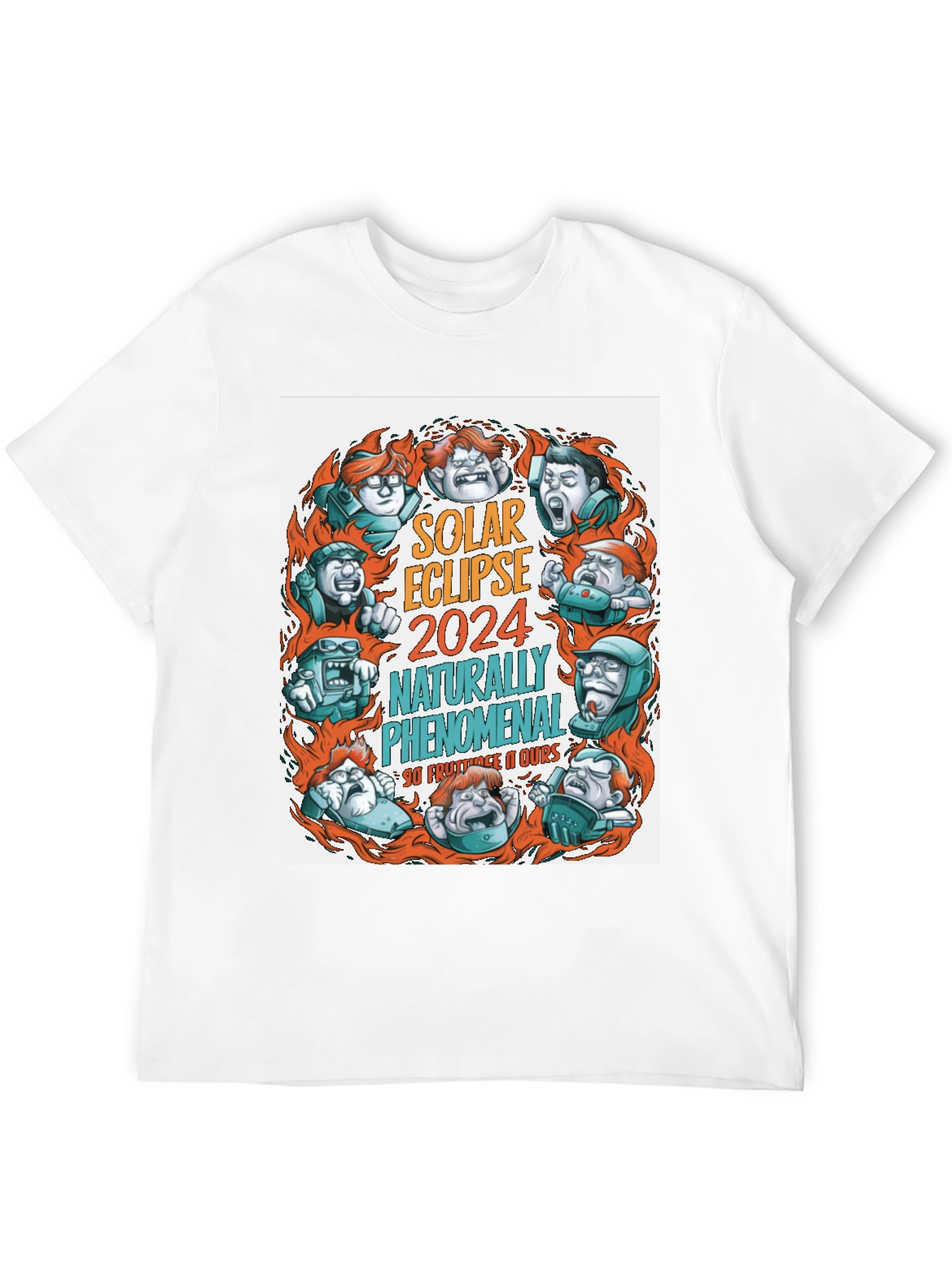 Solar Eclipse 2024 Graphic T-Shirt