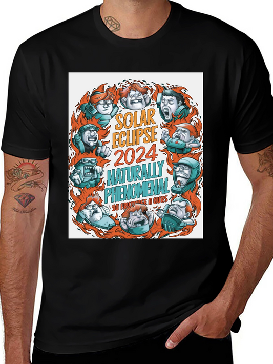 Solar Eclipse 2024 Graphic T-Shirt